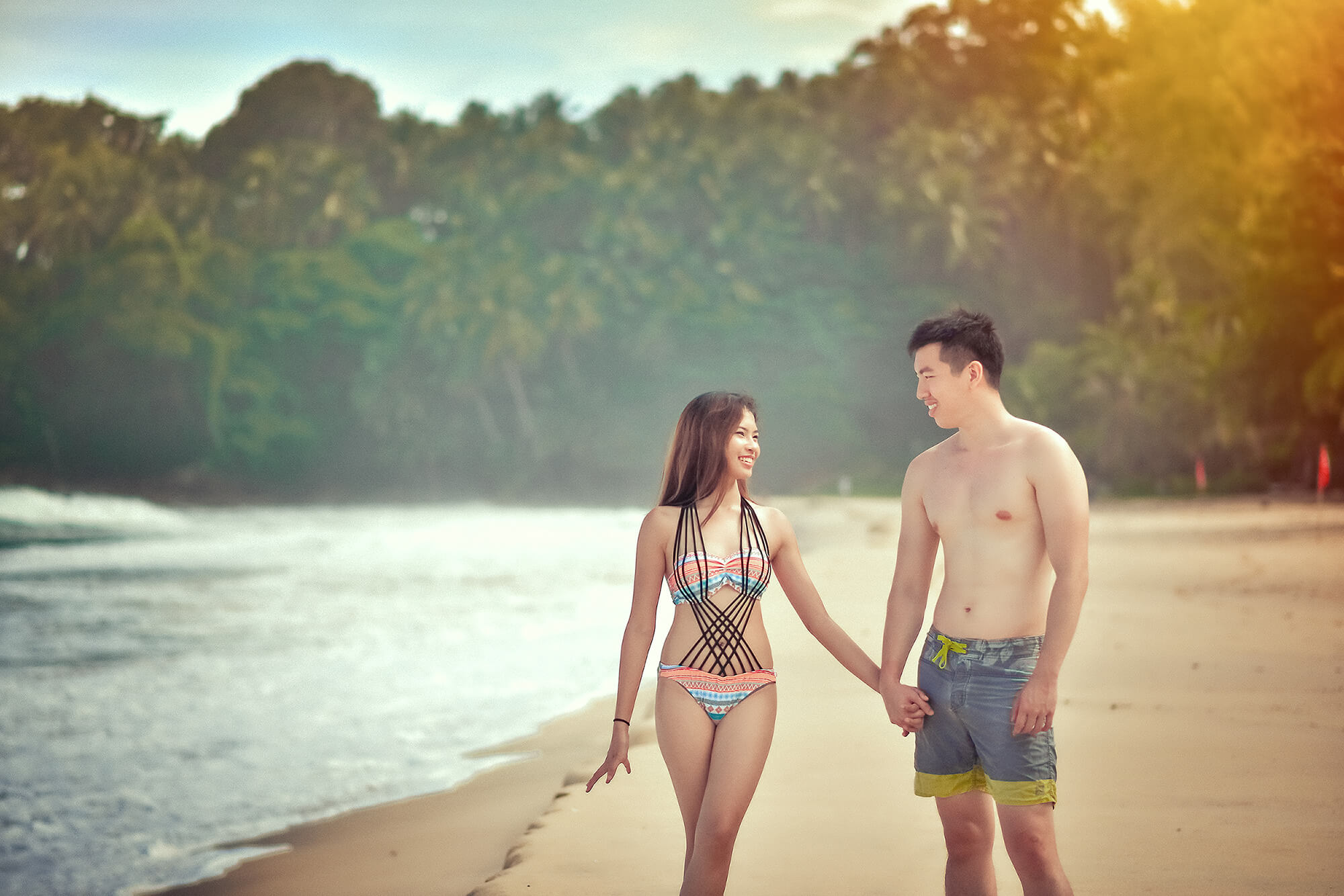 Maria & Bryan Beach Engagement Photoshoot