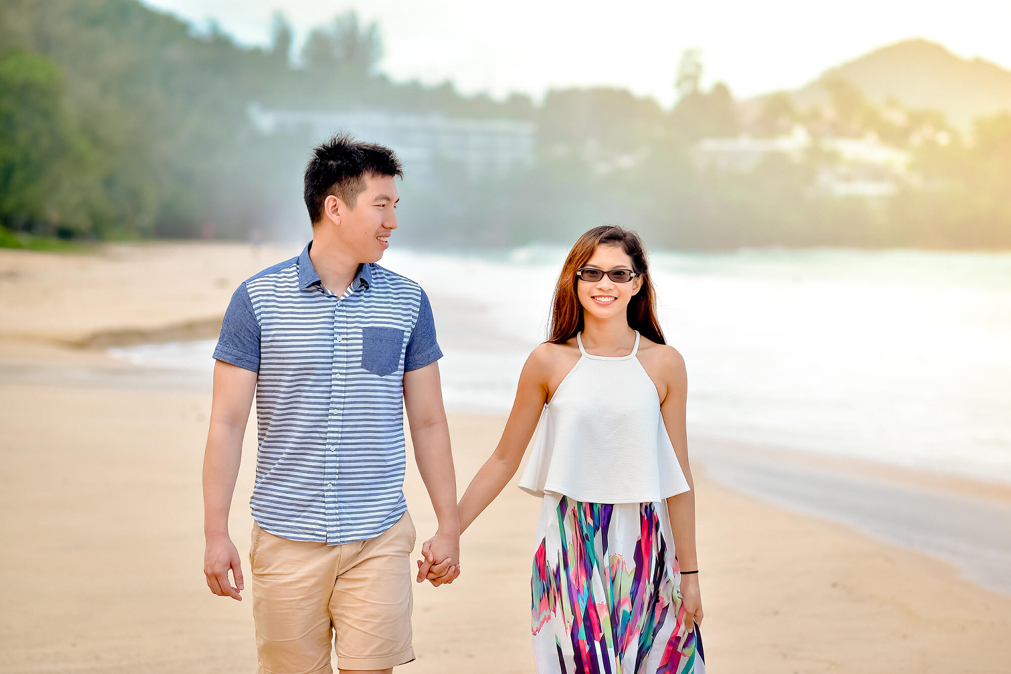 Maria & Bryan Beach Engagement Photoshoot