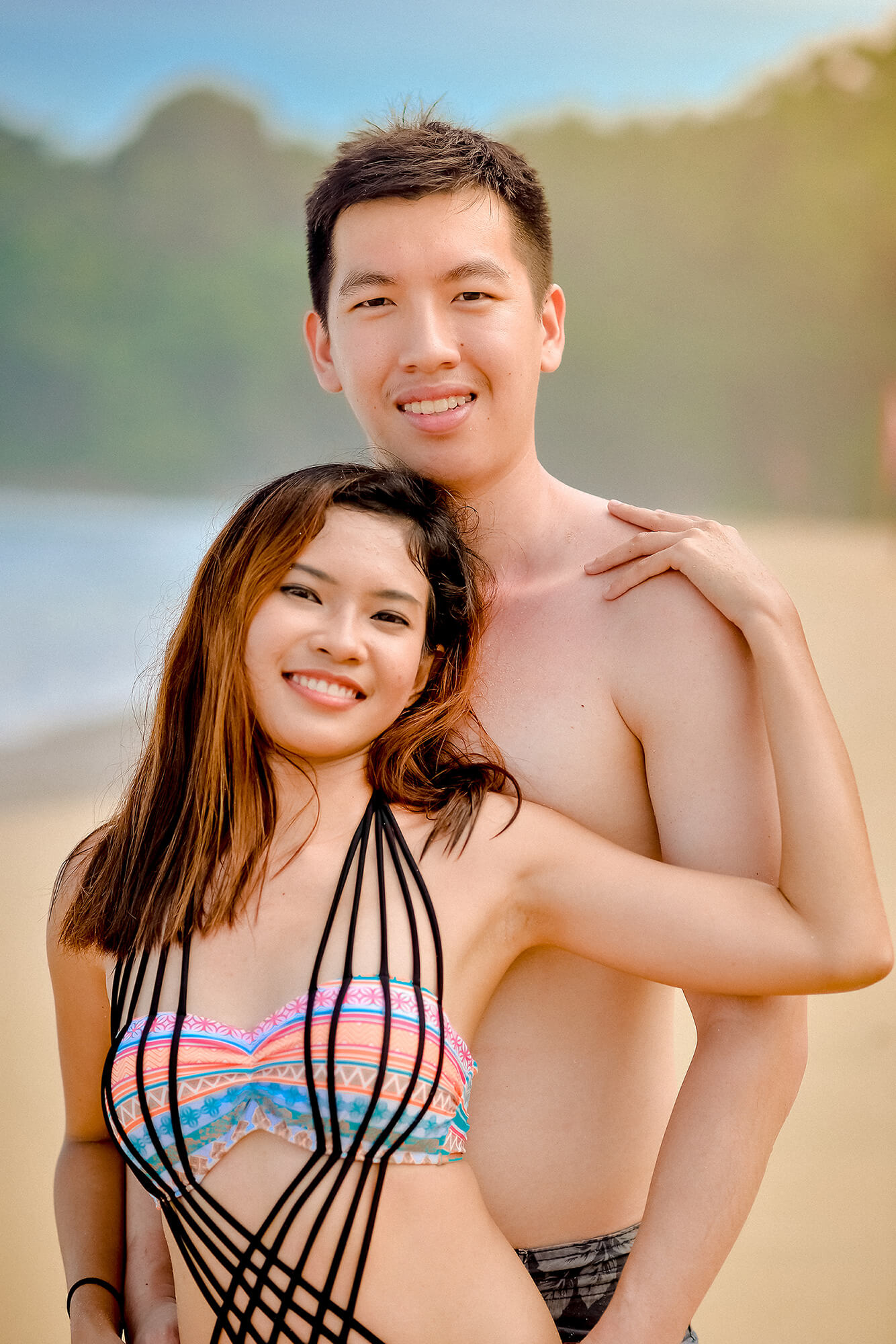 Maria & Bryan Beach Engagement Photoshoot