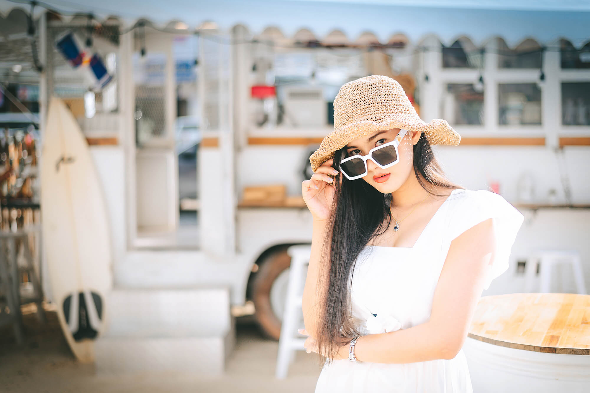 Café Portrait Photoshoot in Phuket