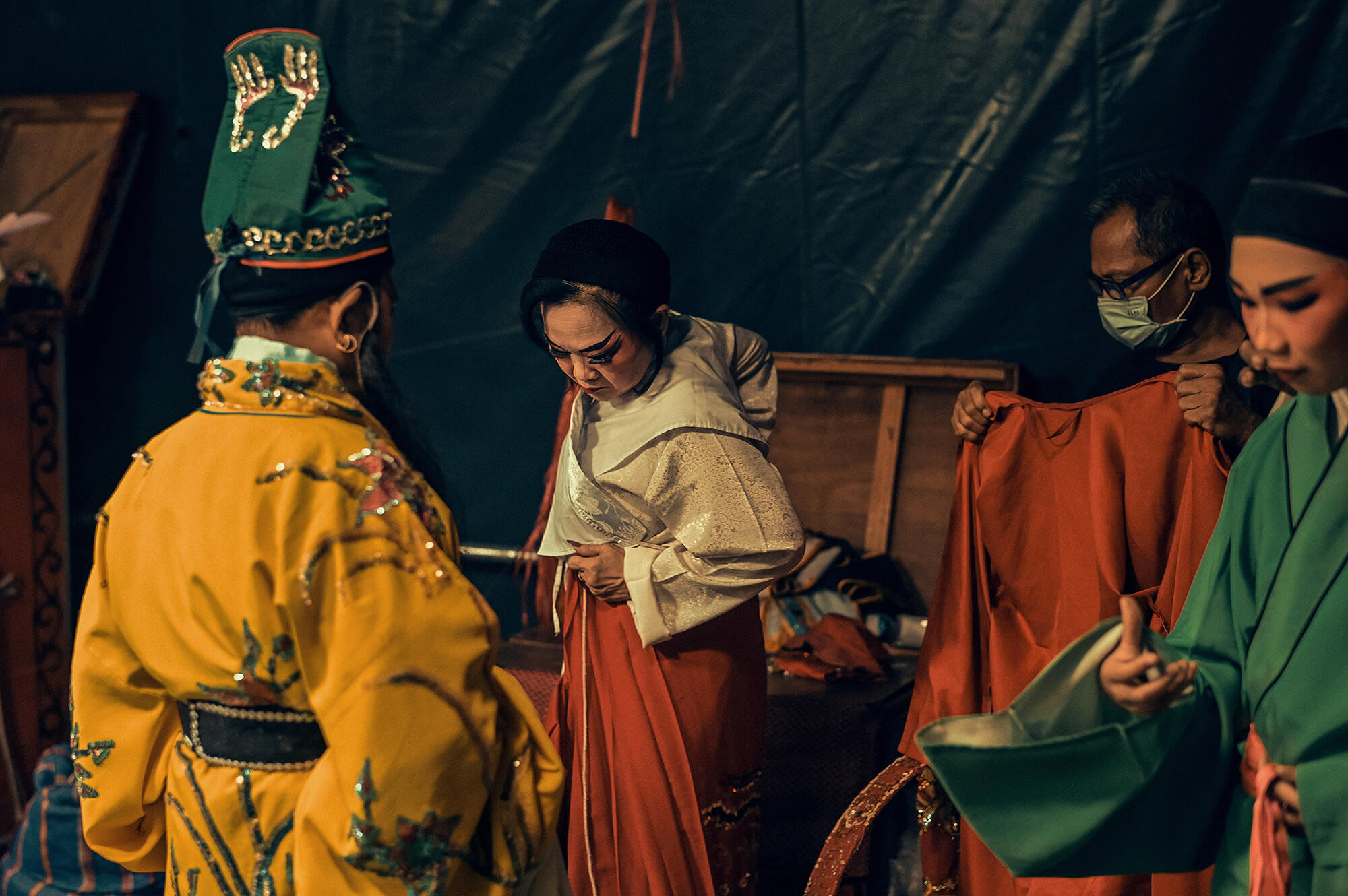 Chinese Opera Mask Photography