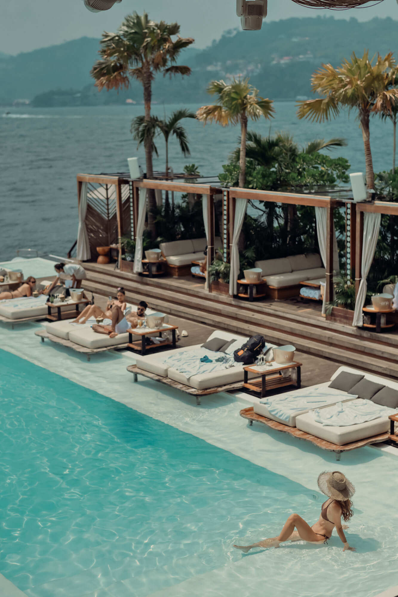 Phuket Yona Beach club photoshoot in Phuket