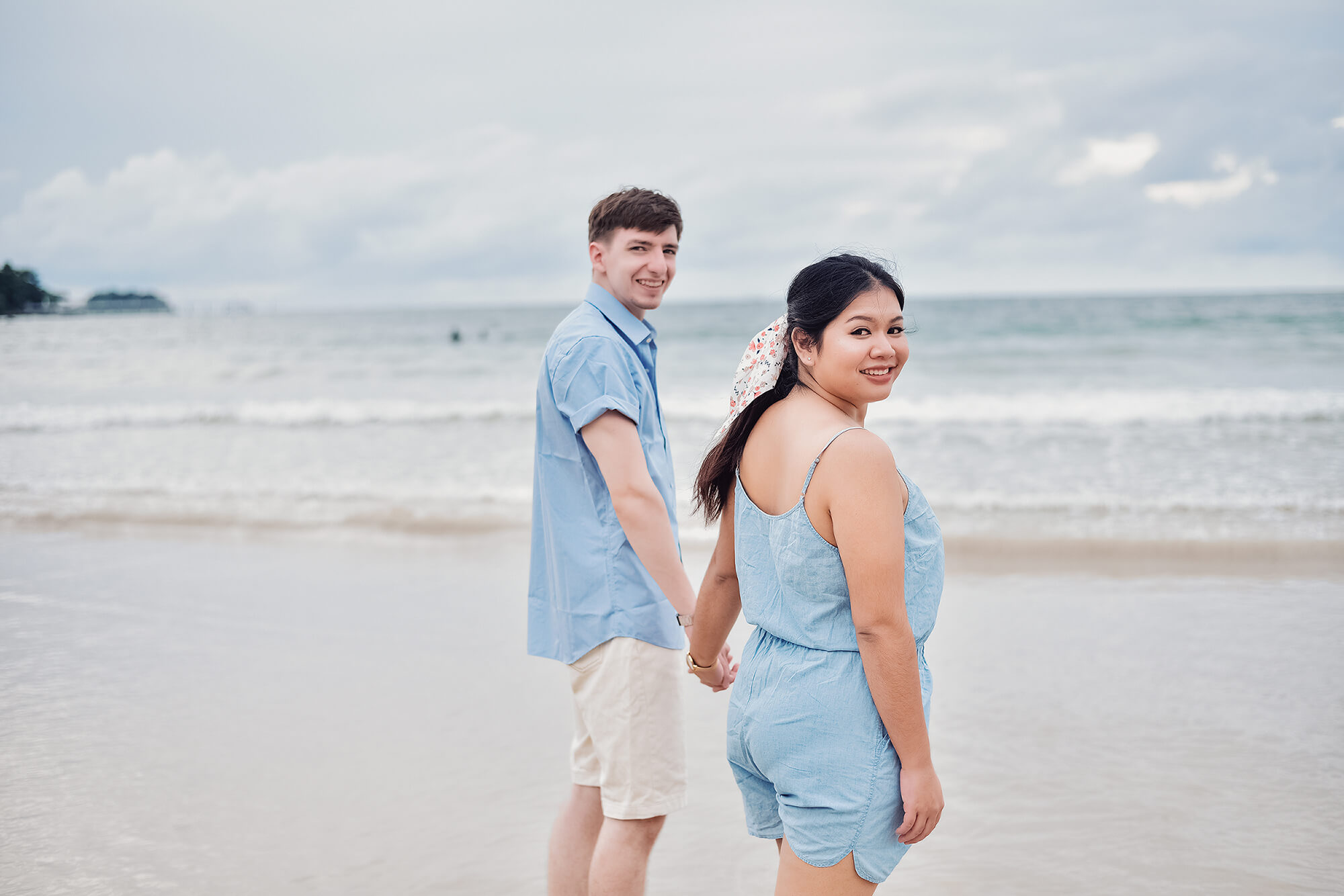 Patong Beach holiday couple photoshoot