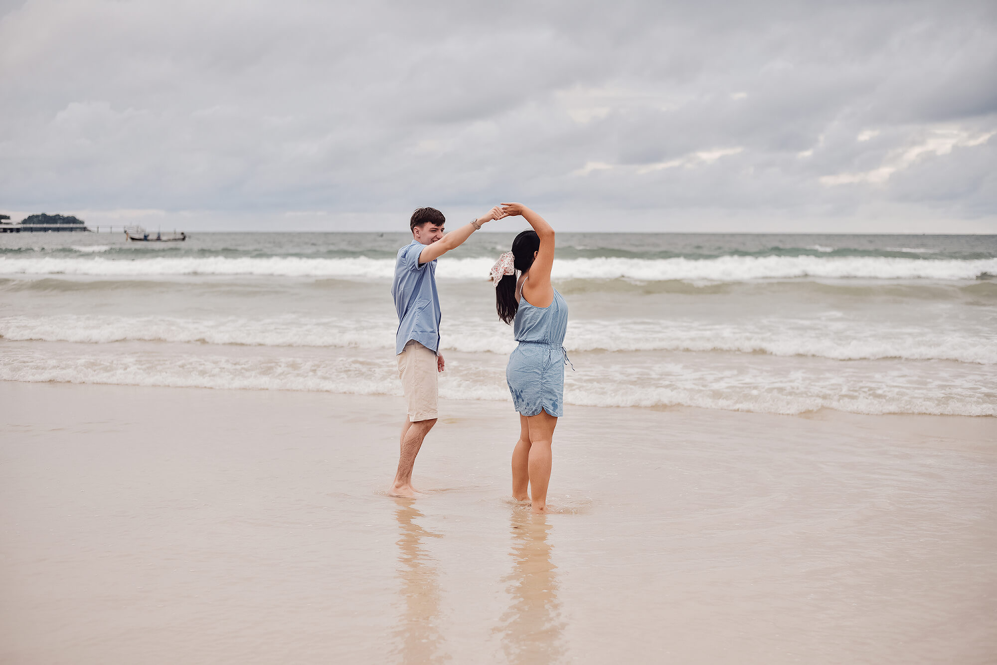 Patong Beach holiday couple photoshoot