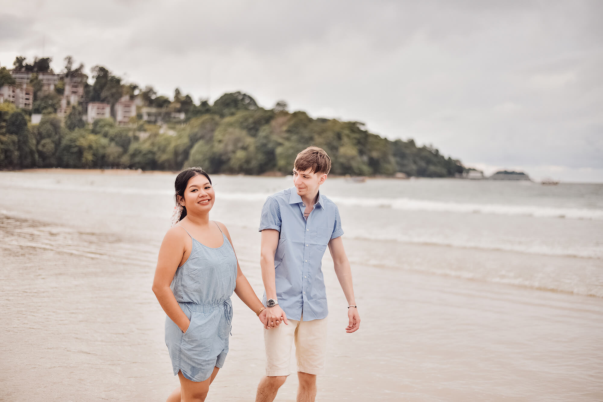 Patong Beach holiday couple photoshoot