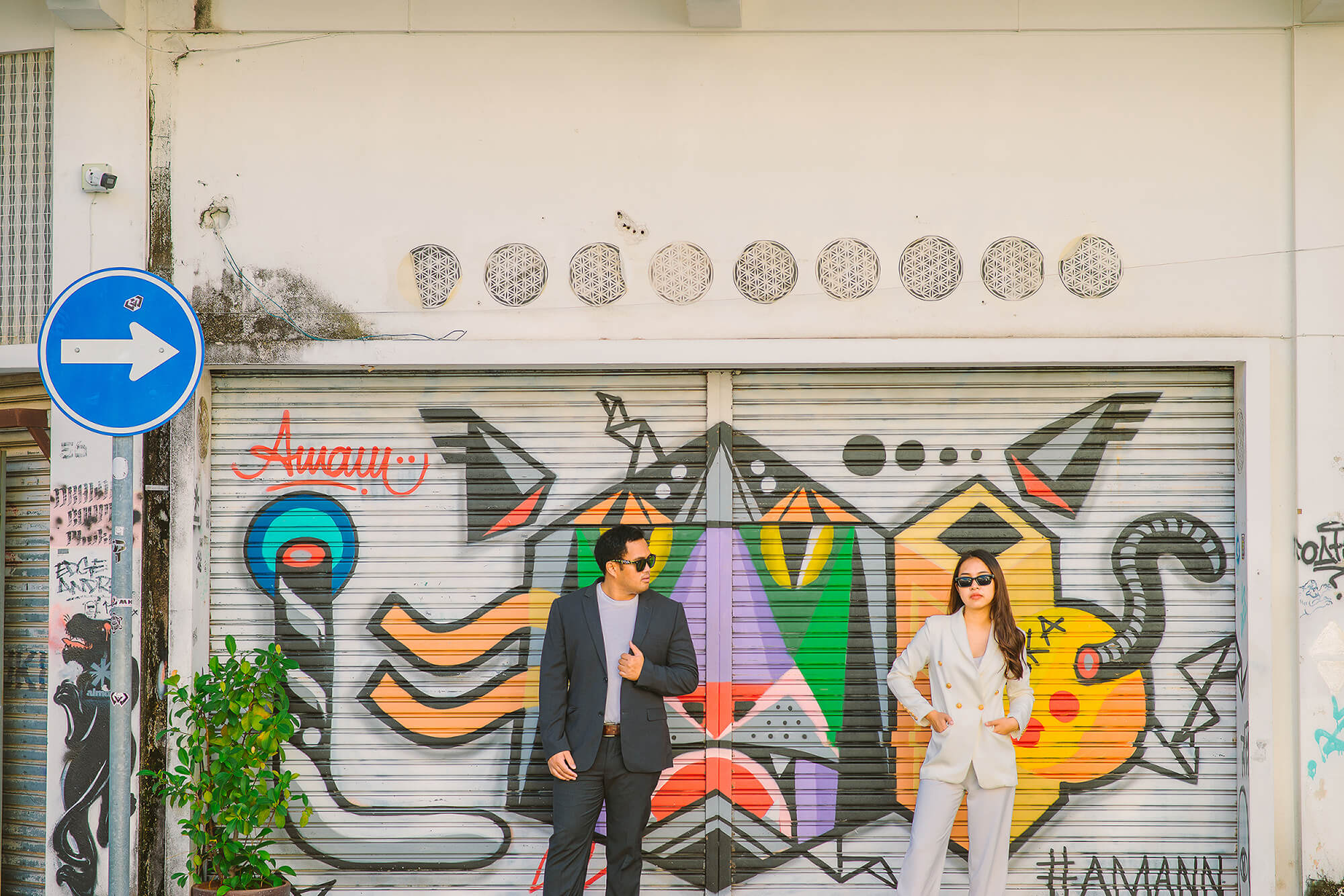 Phuket Old Town Couple photoshoot