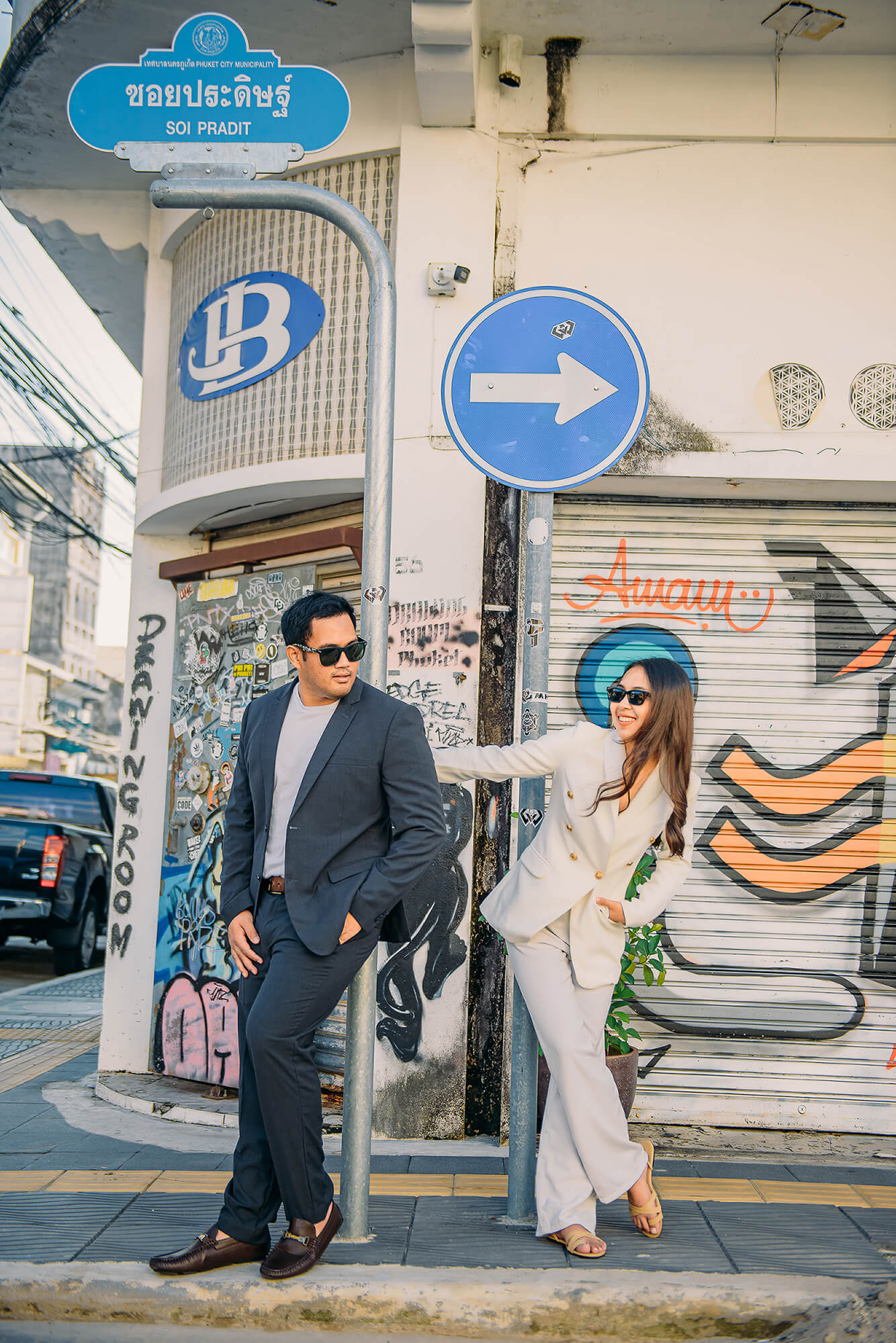 Phuket Old Town Couple photoshoot