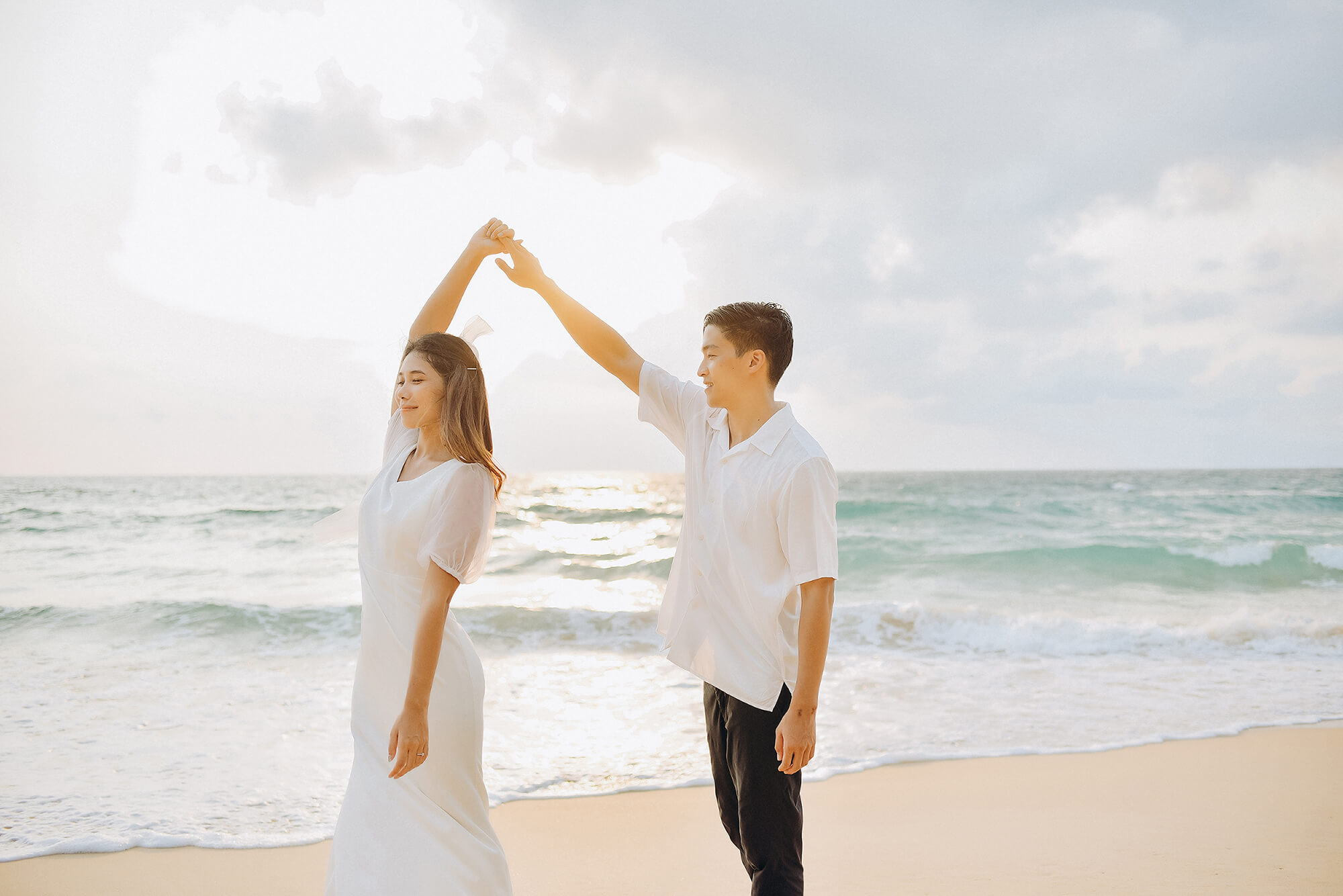 Nai Thon Beach couples photoshoot