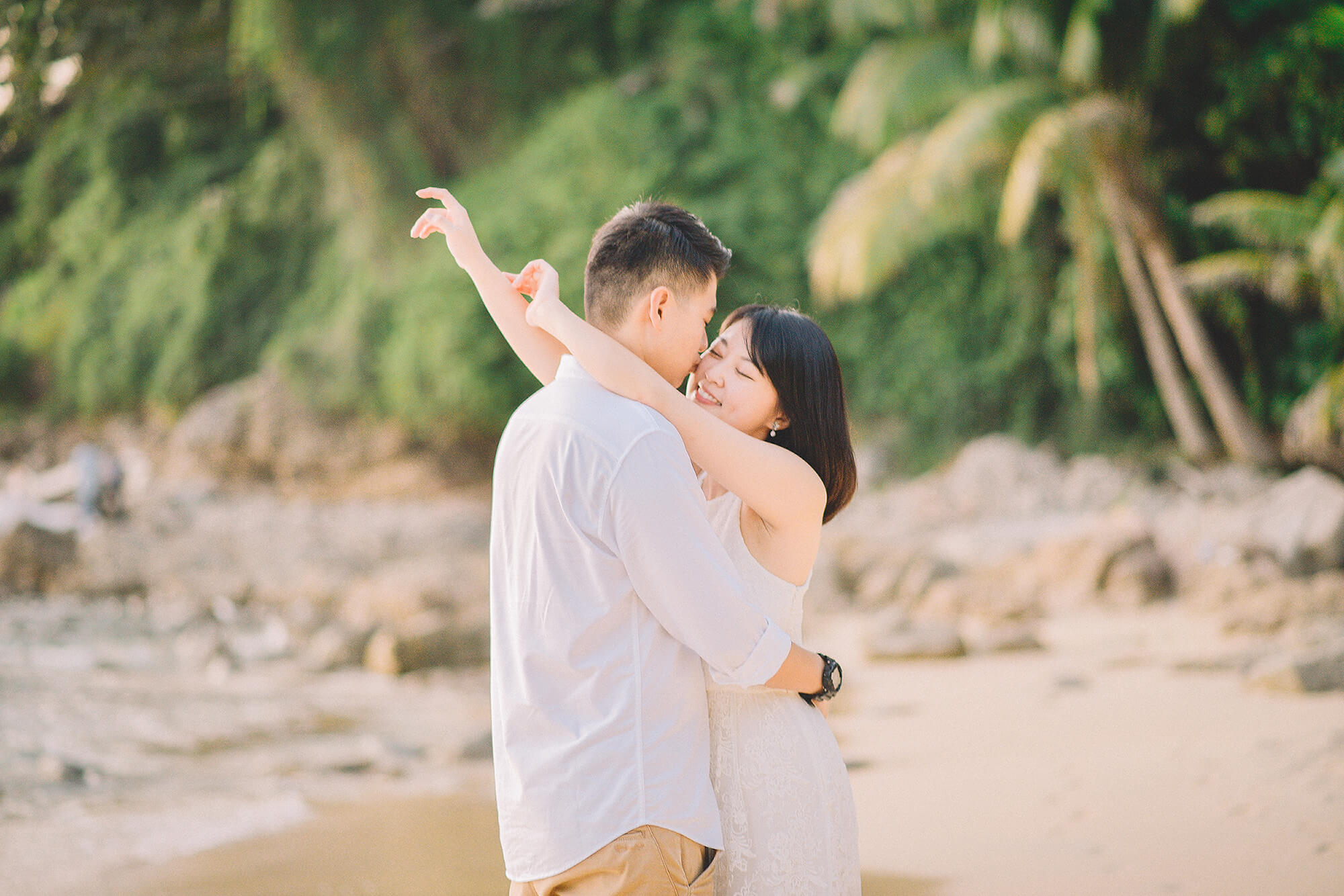 Phuket Thailand photographer engagement photoshoot