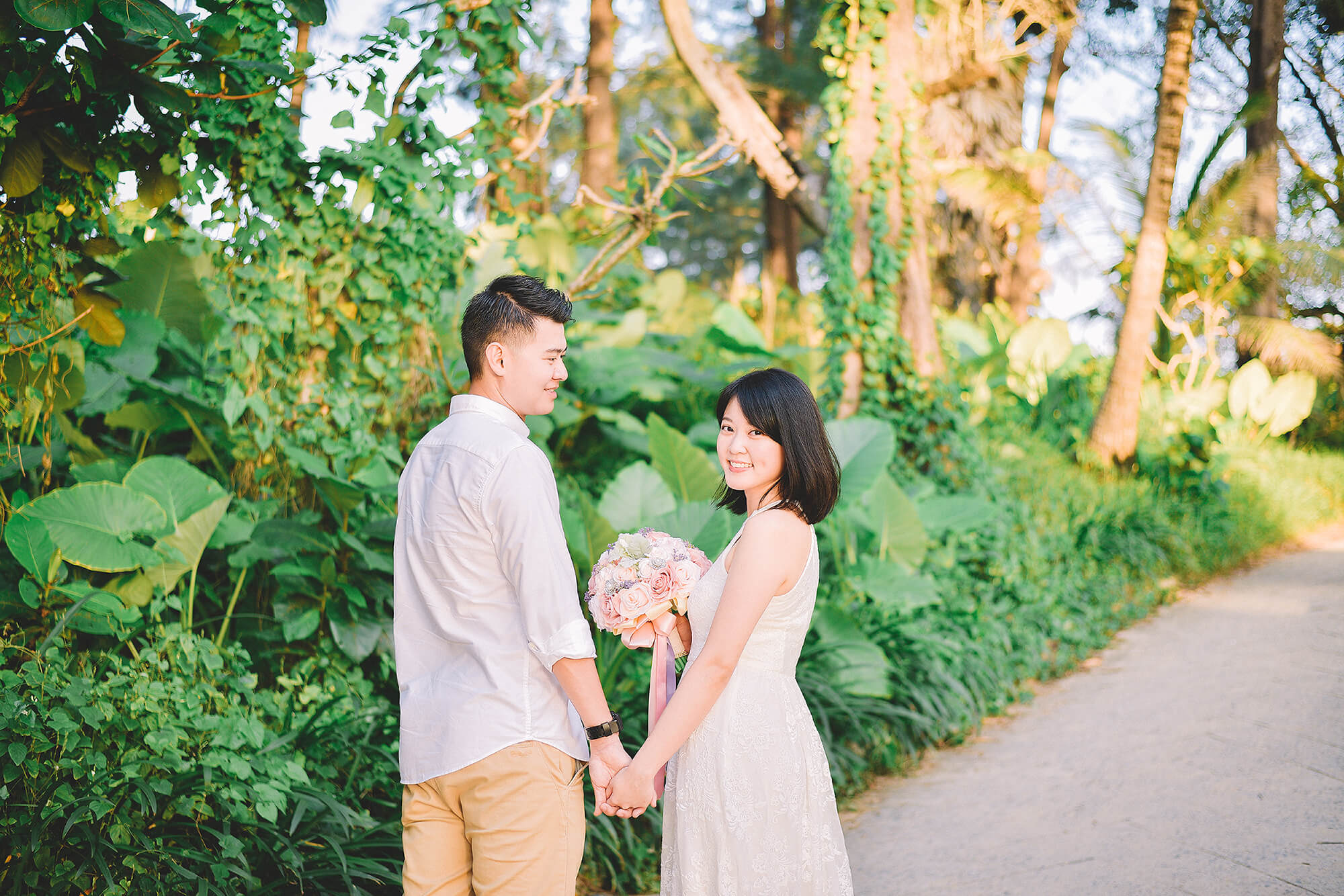 Phuket Thailand photographer engagement photoshoot