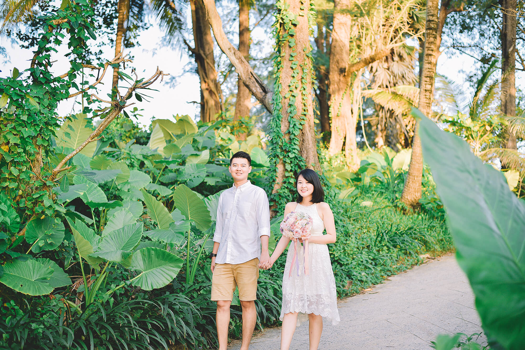 Phuket Thailand photographer engagement photoshoot