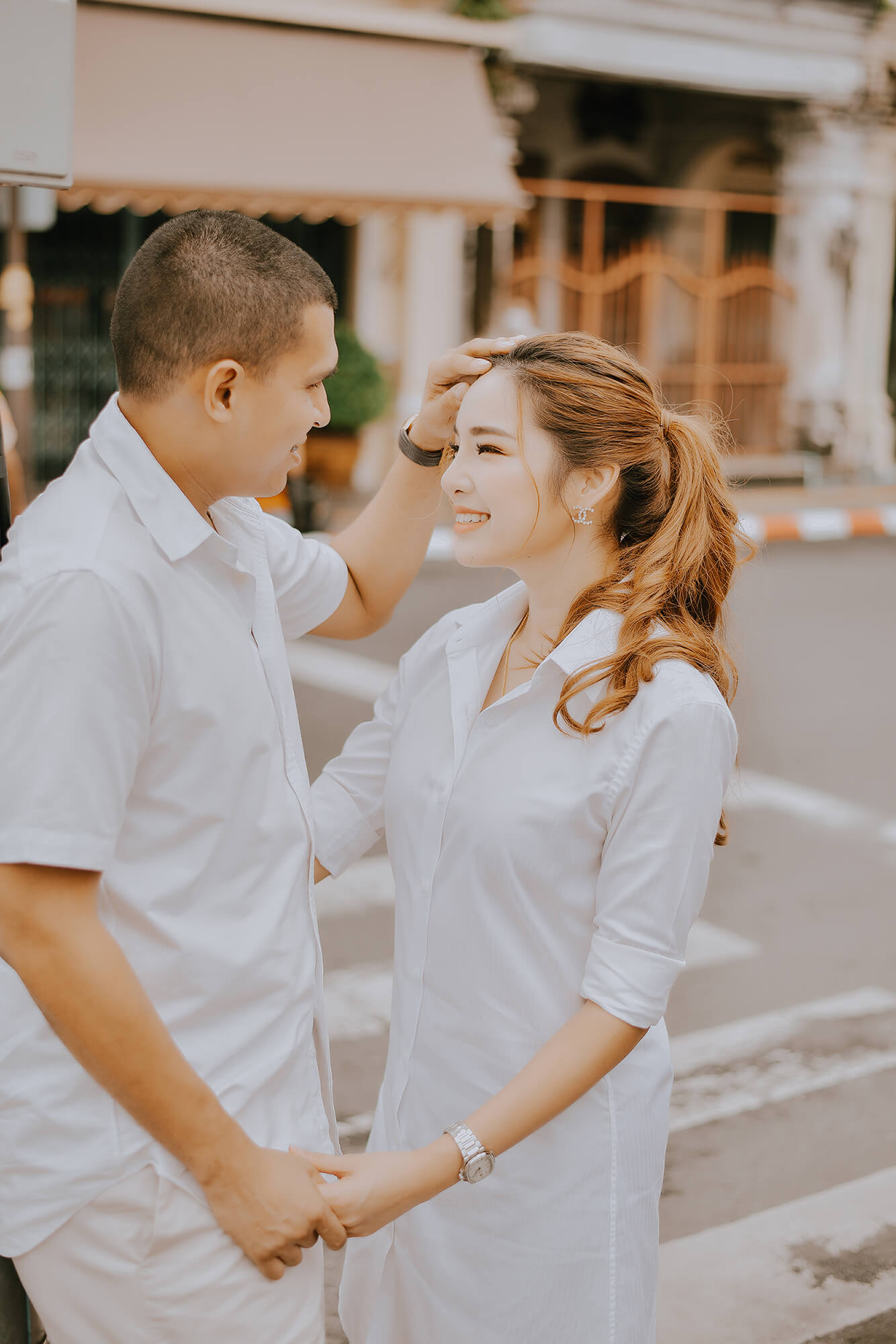 Phuket old town couple street photoshoot