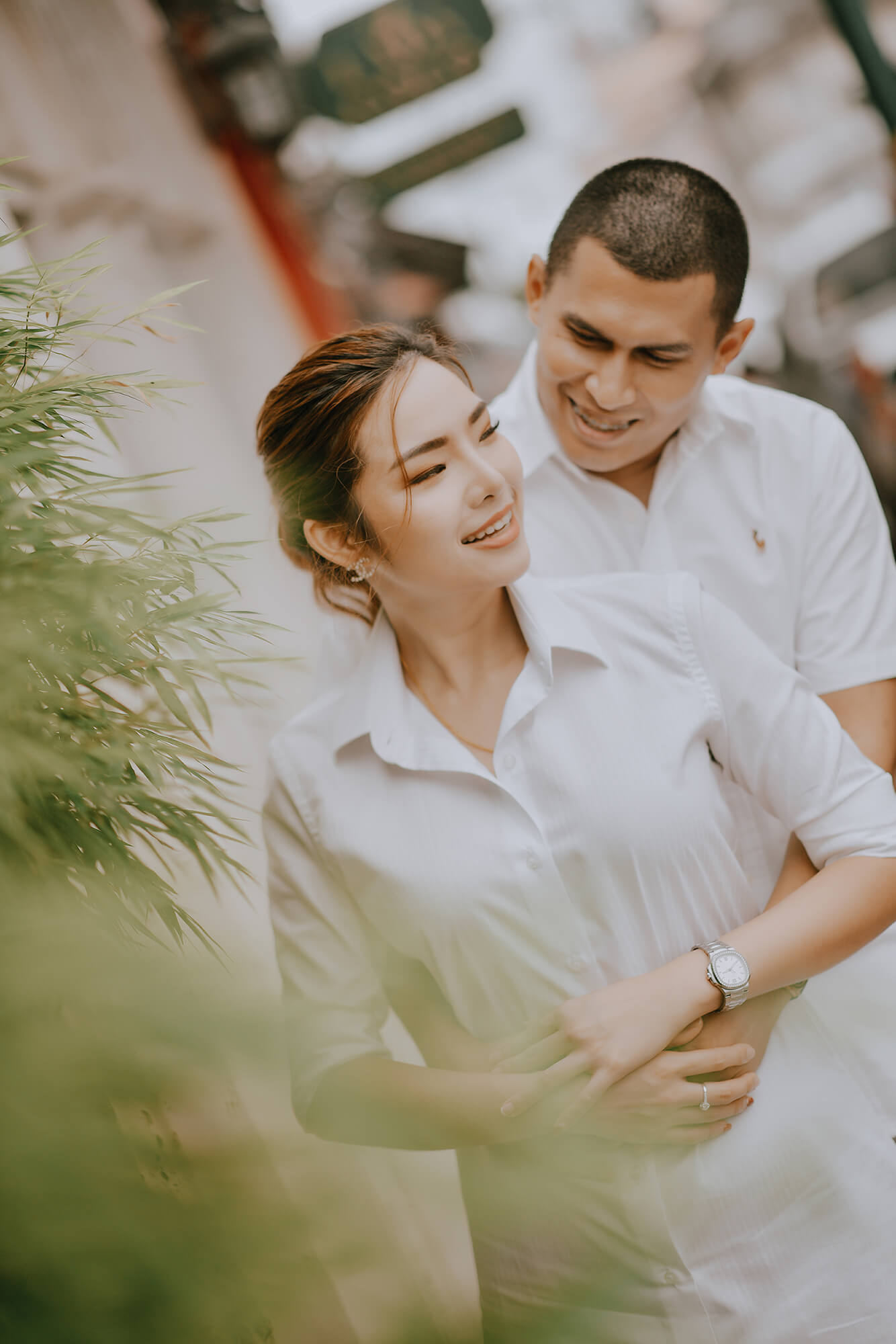 Phuket old town couple street photoshoot