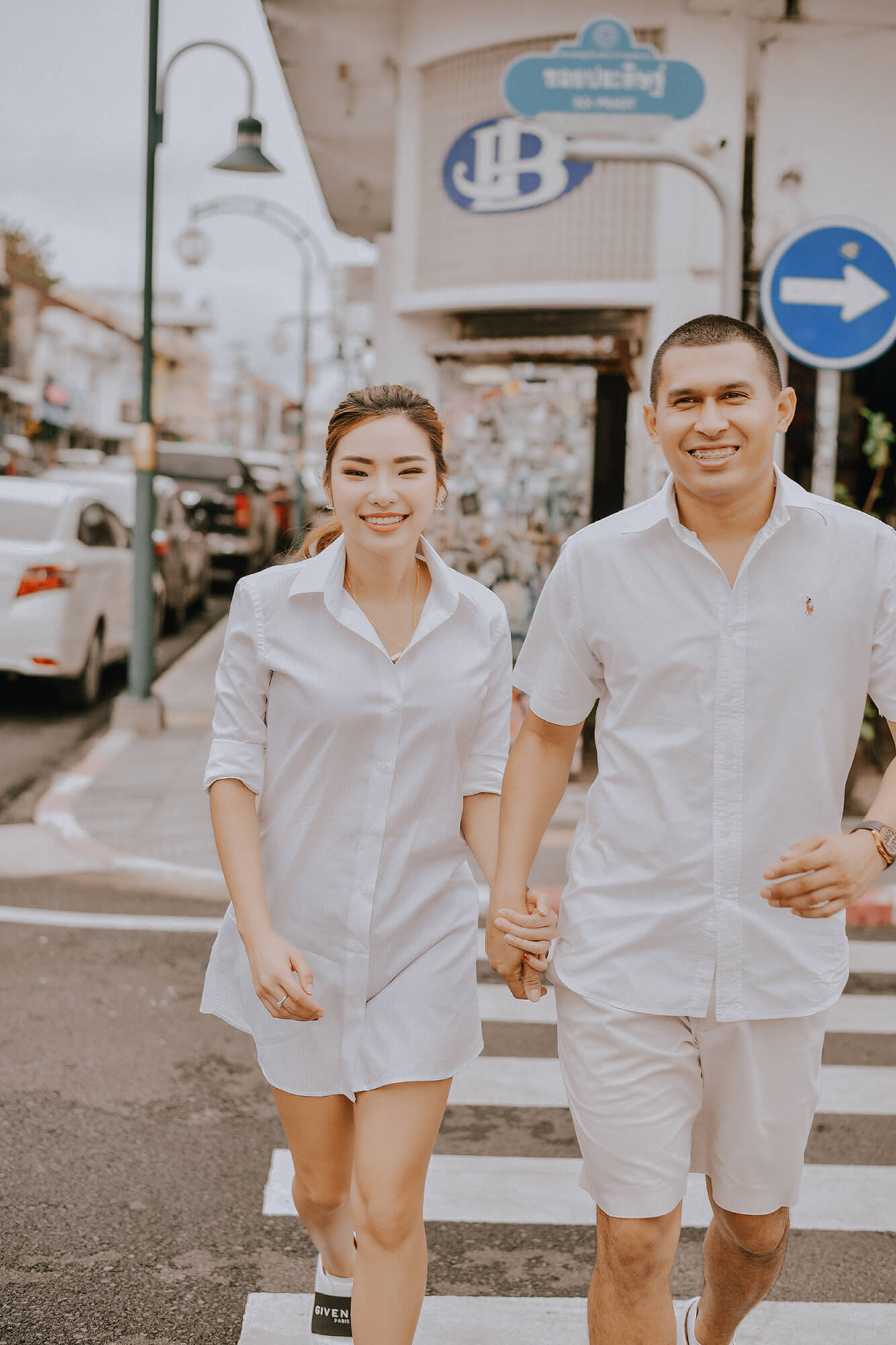 Phuket old town couple street photoshoot