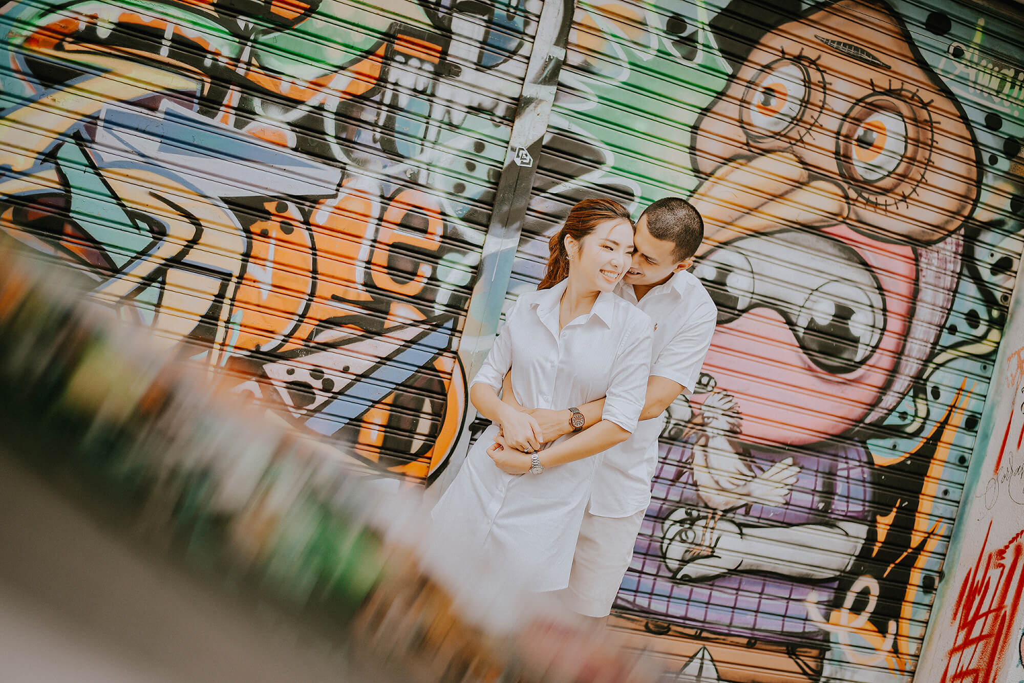 Phuket old town couple street photoshoot