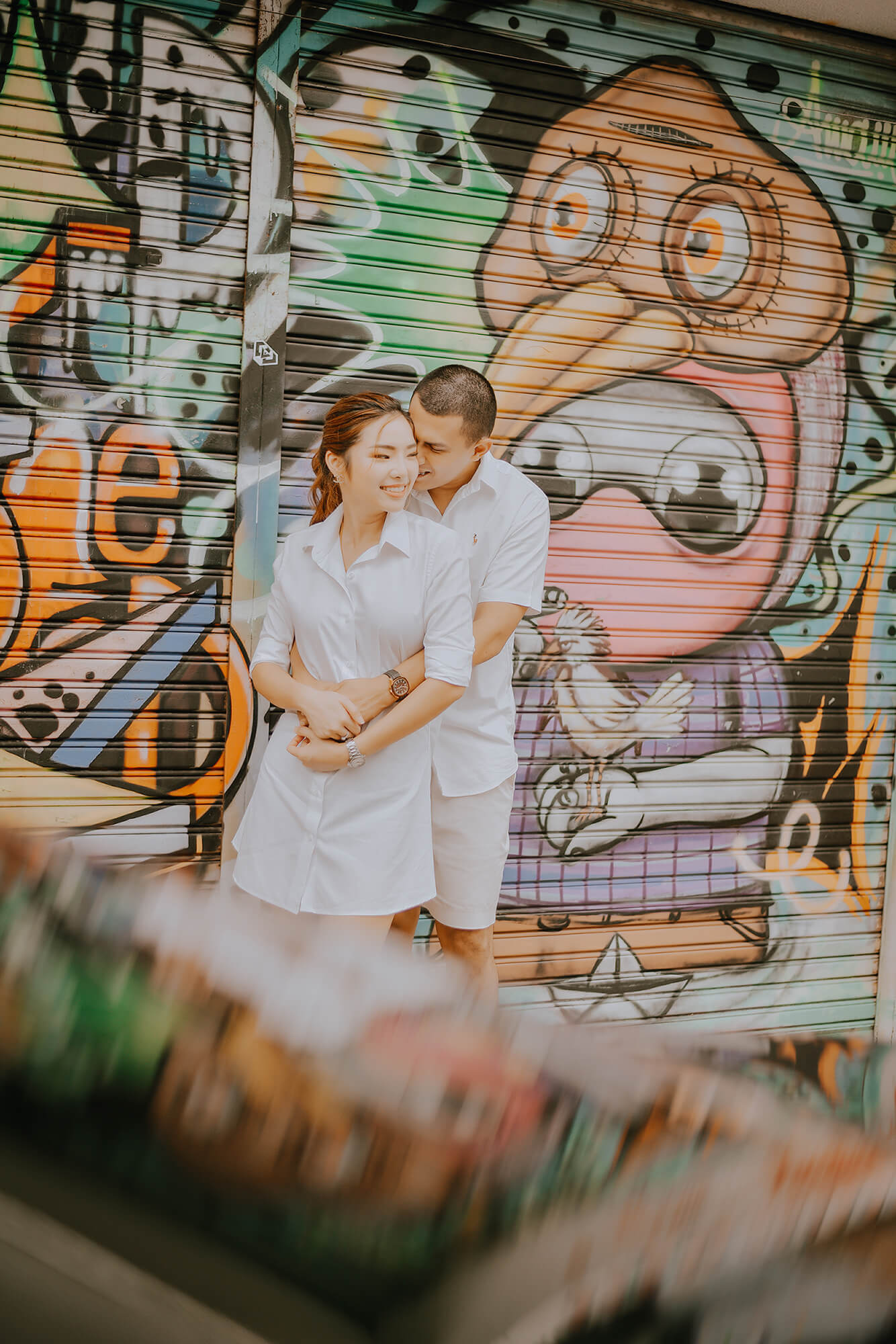 Phuket old town couple street photoshoot