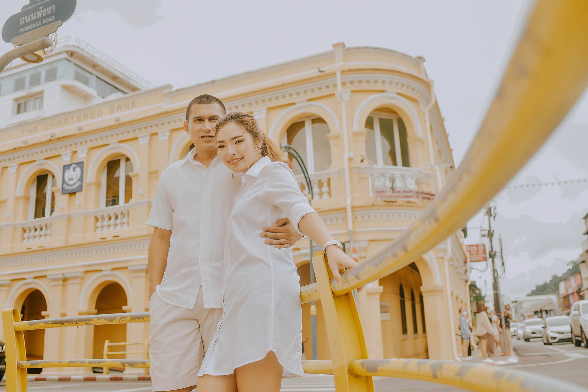 Phuket old town couple street photoshoot