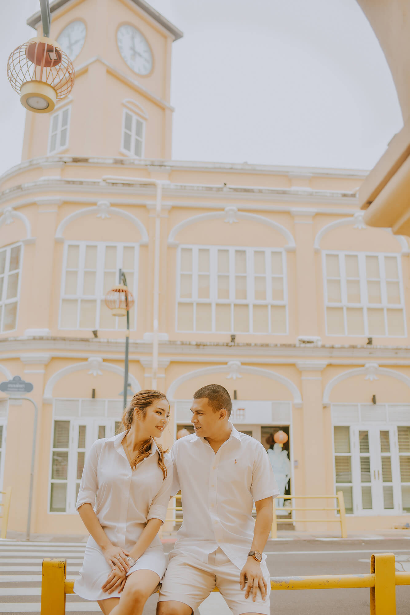 Phuket old town couple street photoshoot