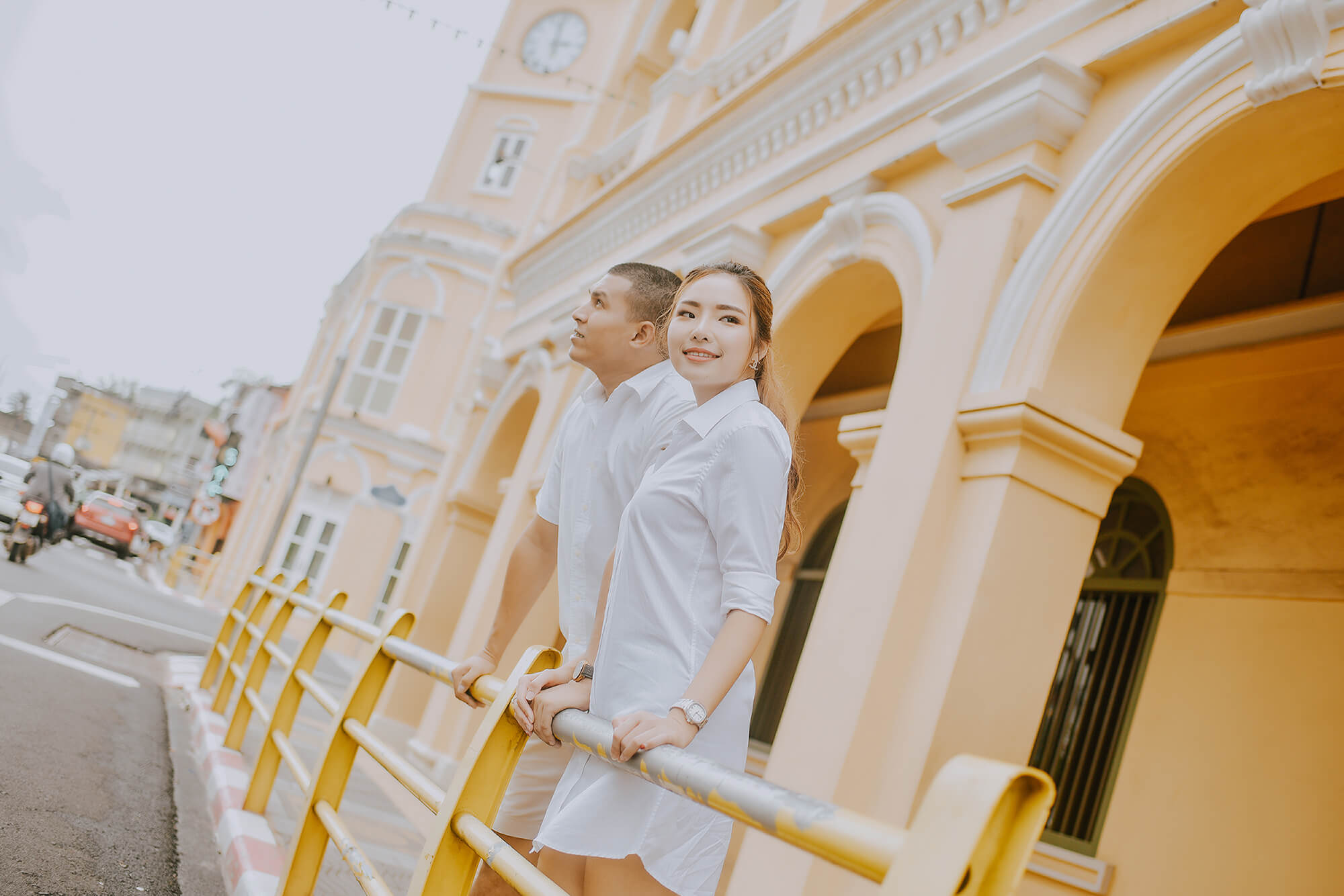 Phuket old town couple street photoshoot