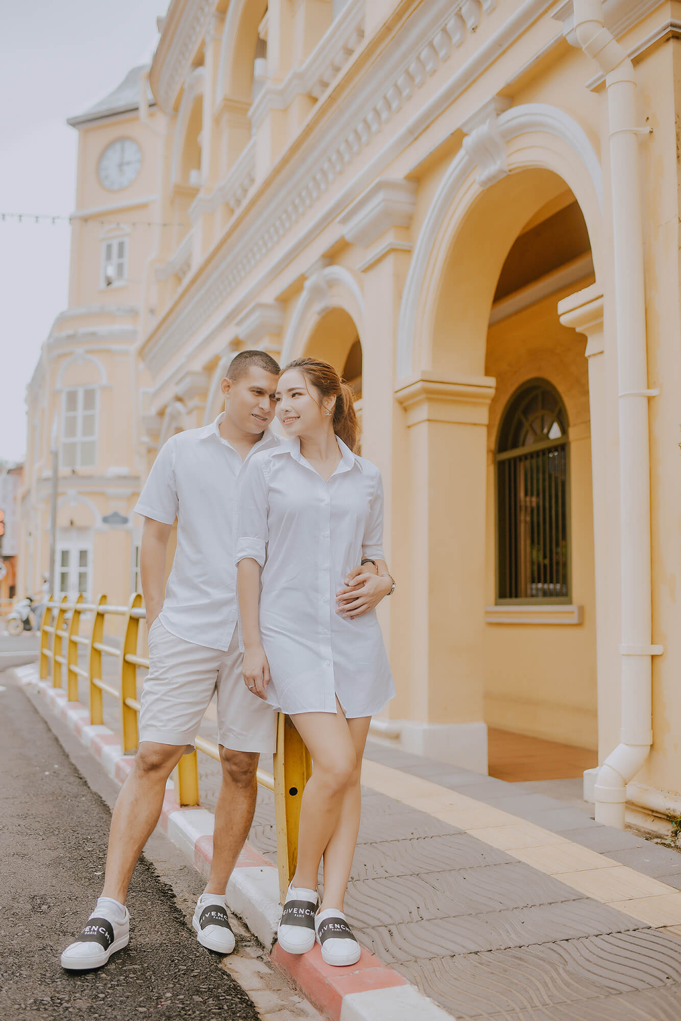 Phuket old town couple street photoshoot