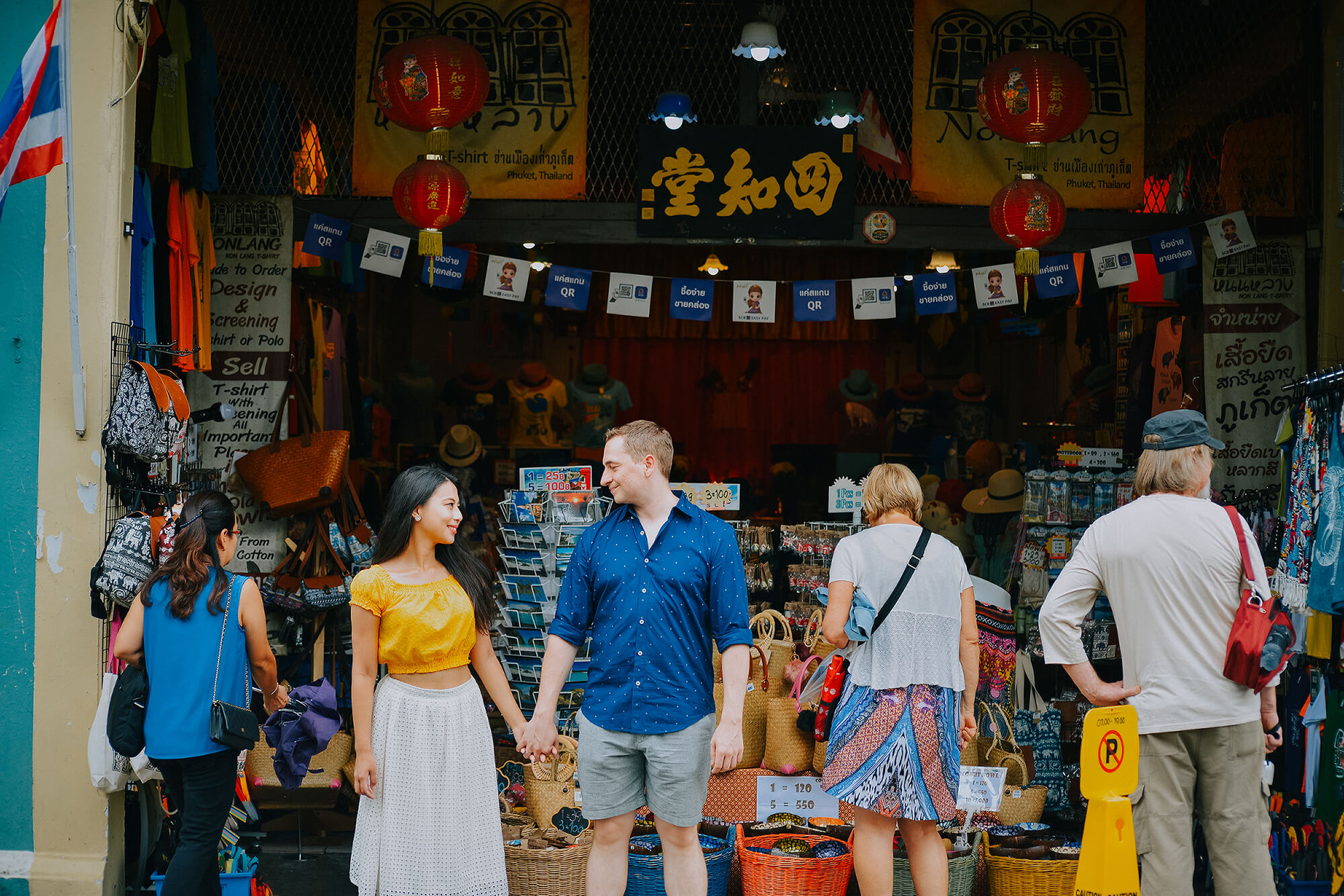 Phuket Old Town honeymoon couple photoshoot