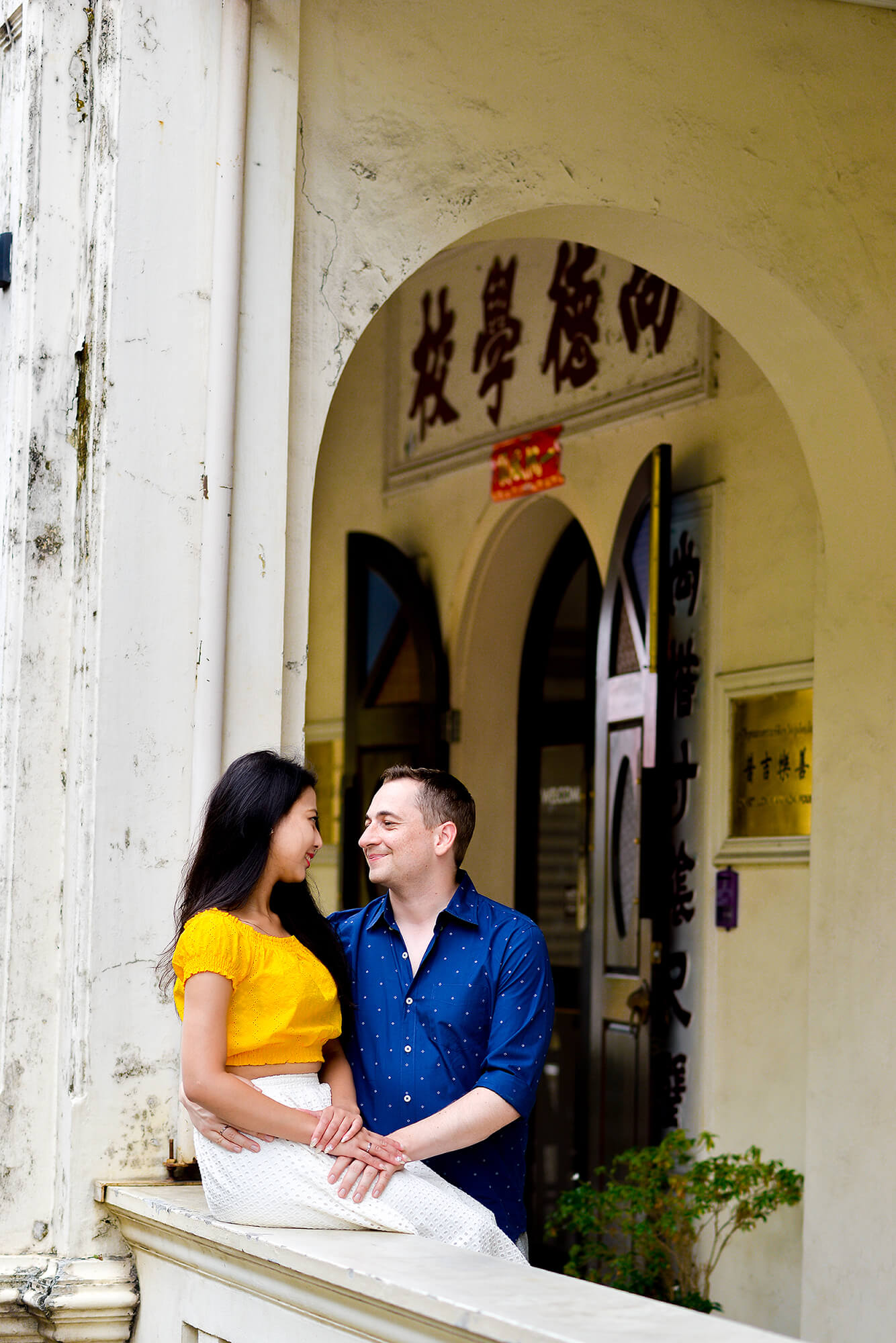 Phuket Old Town honeymoon couple photoshoot