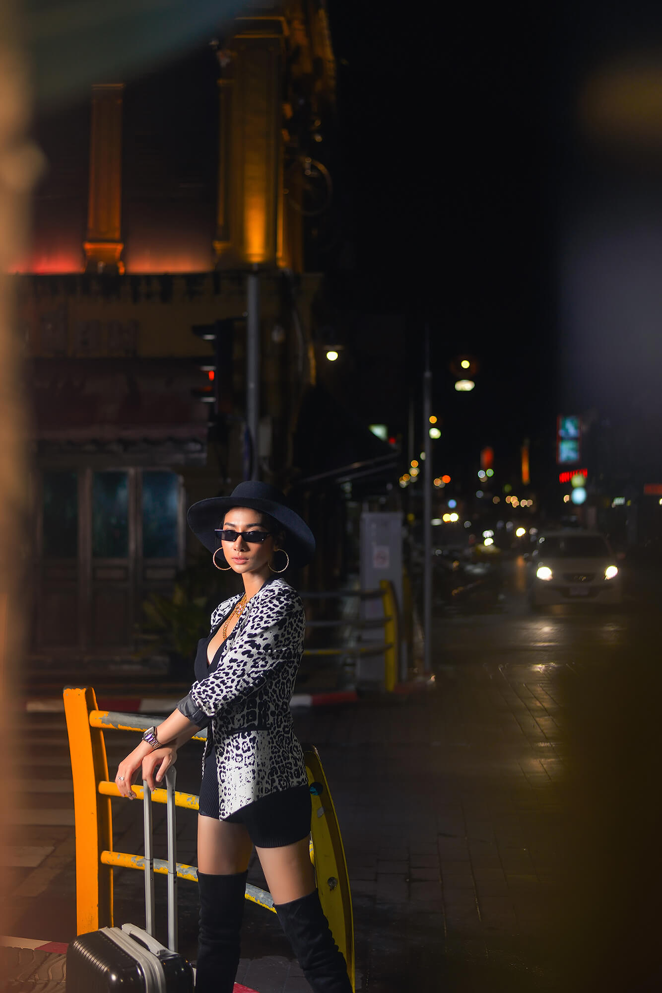 Phuket Old Town Night Portrait Photoshoot