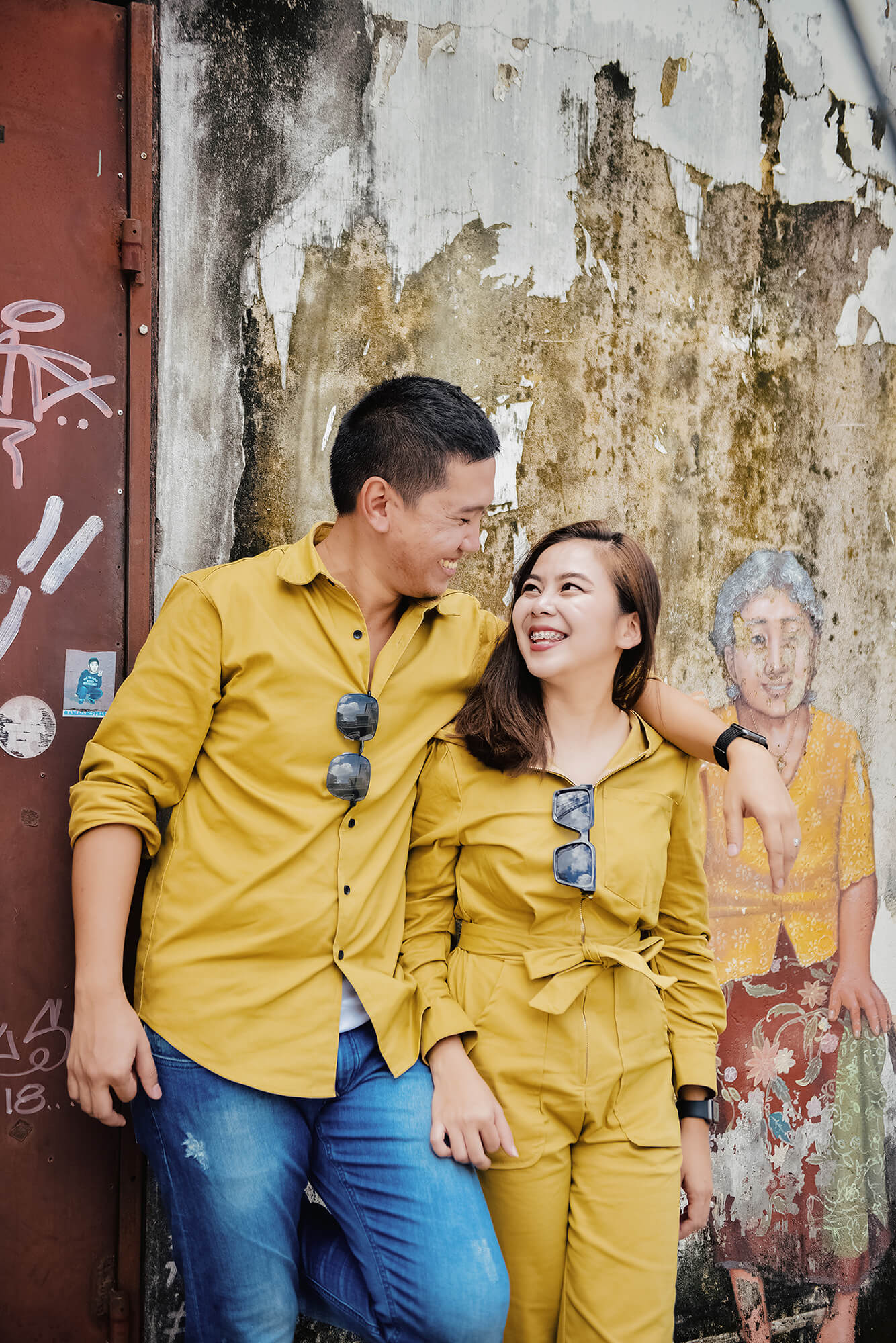 Phuket Old Town couple street photoshoot