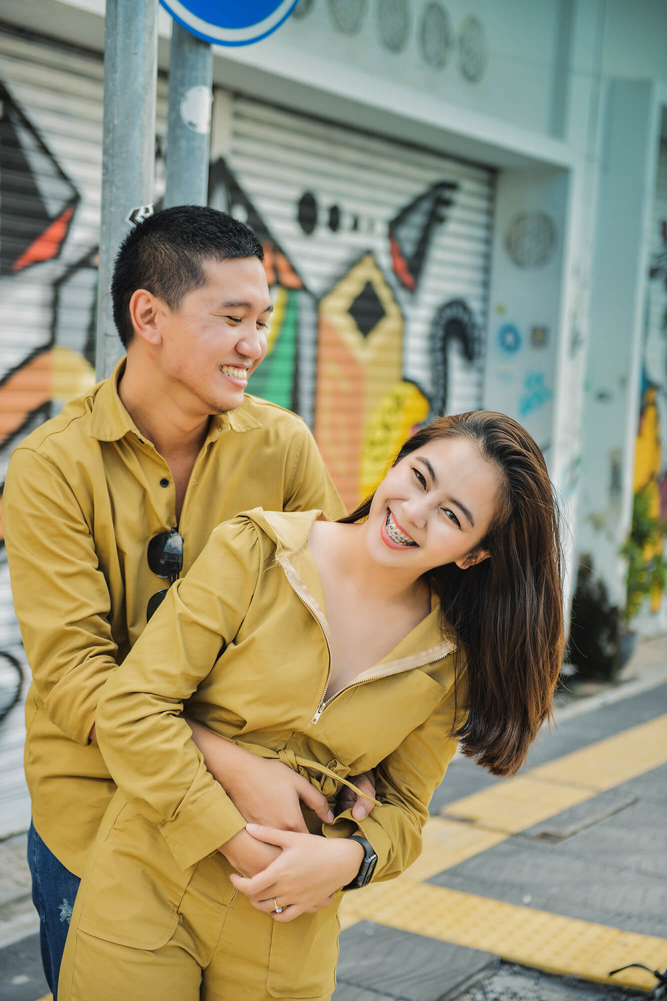 Phuket Old Town couple street photoshoot