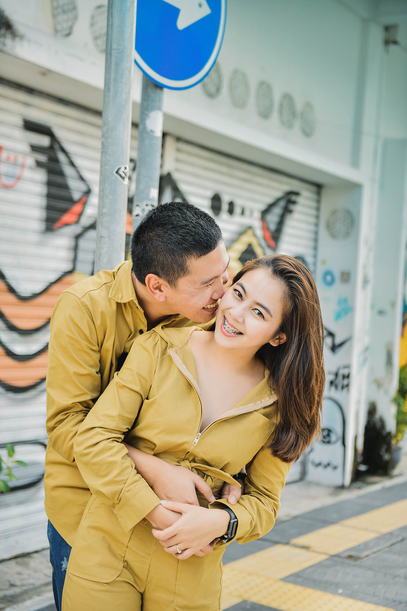 Phuket Old Town couple street photoshoot