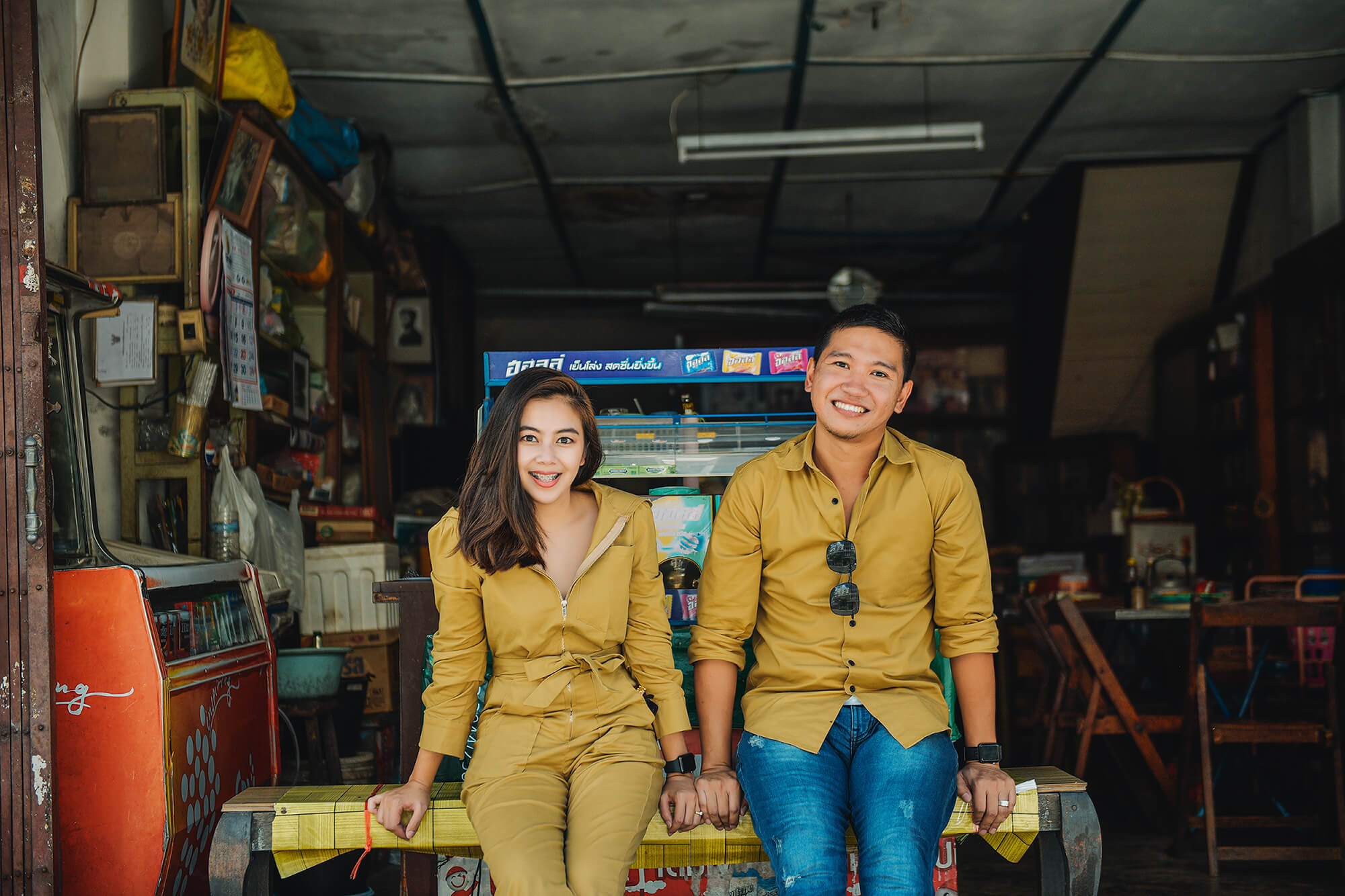 Phuket Old Town couple street photoshoot