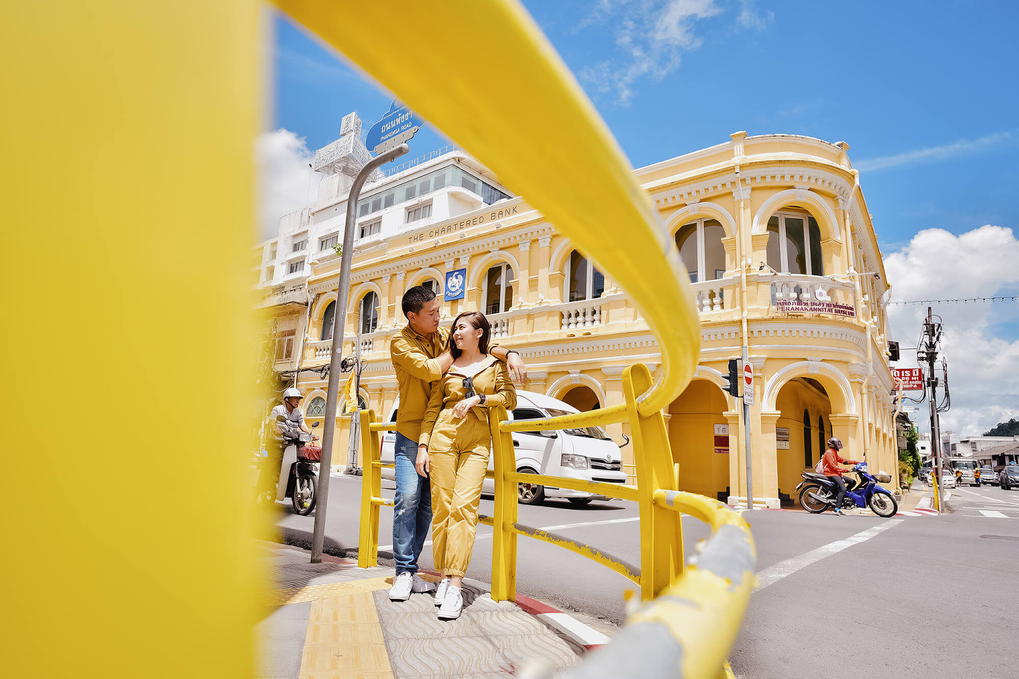 Phuket Old Town couple street photoshoot