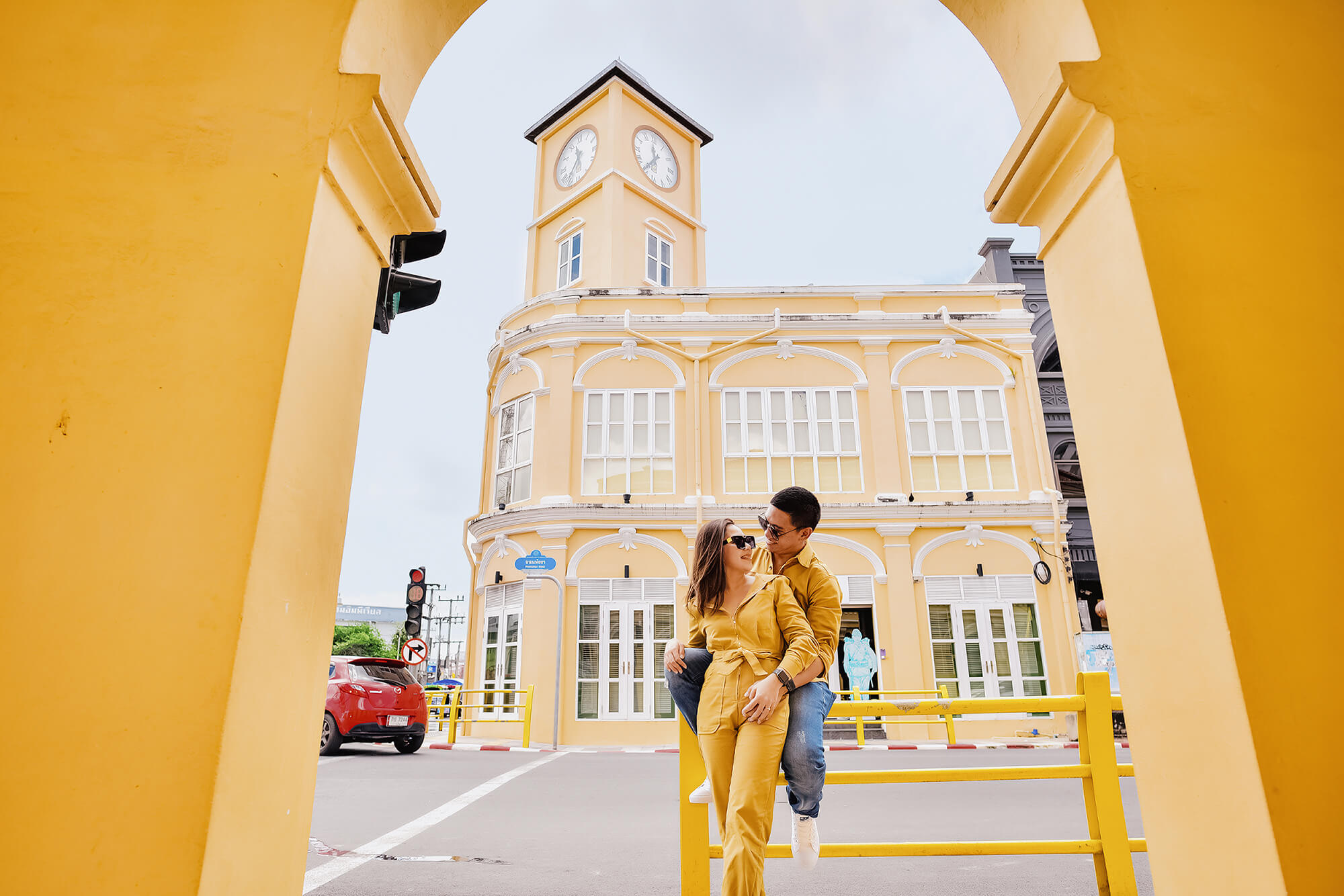 Phuket Old Town couple street photoshoot