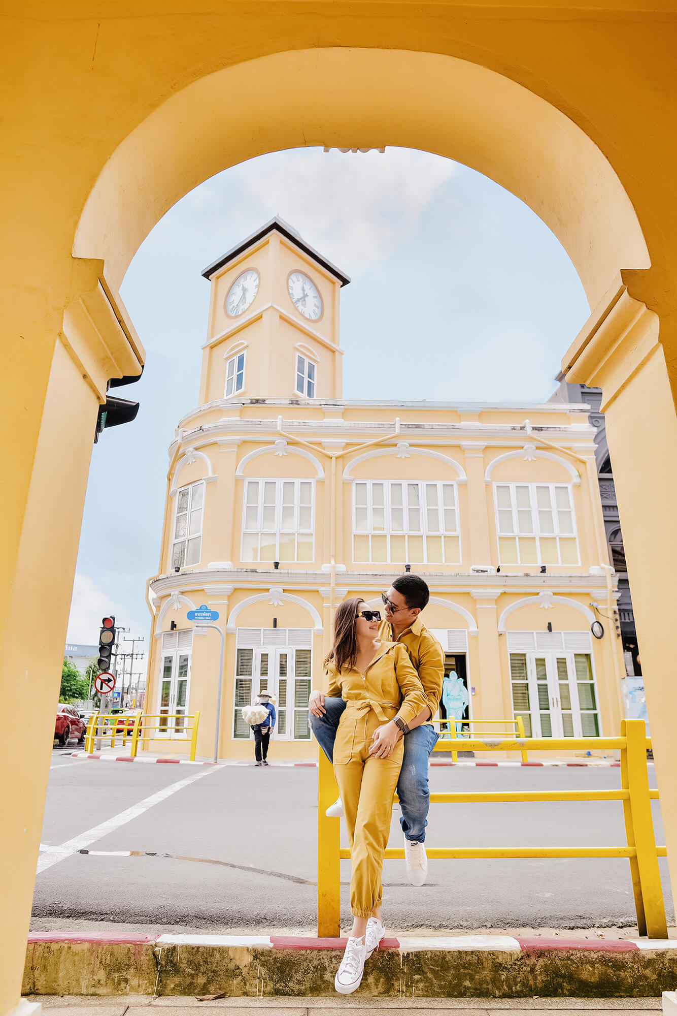 Phuket Old Town couple street photoshoot