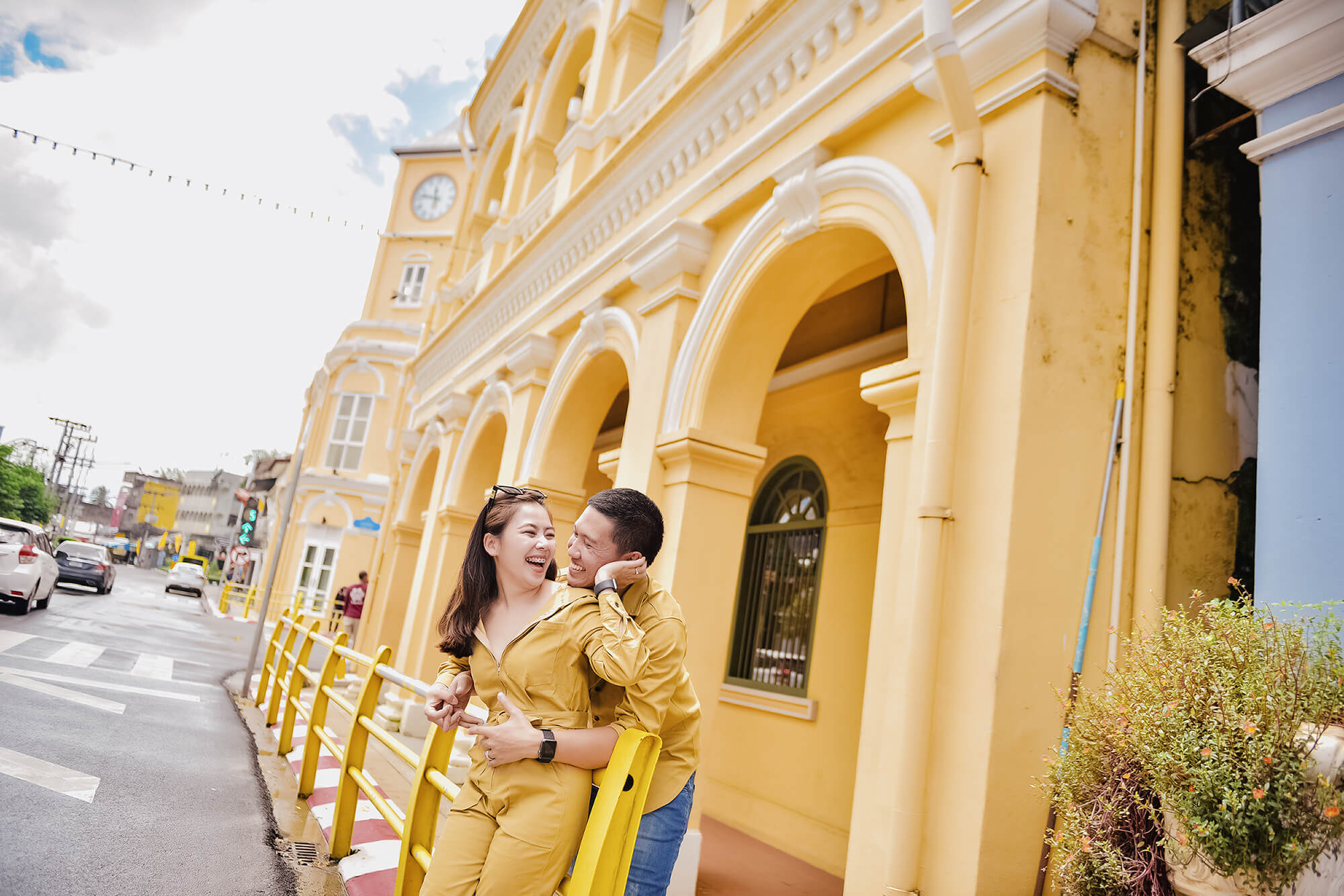 Phuket Old Town couple street photoshoot