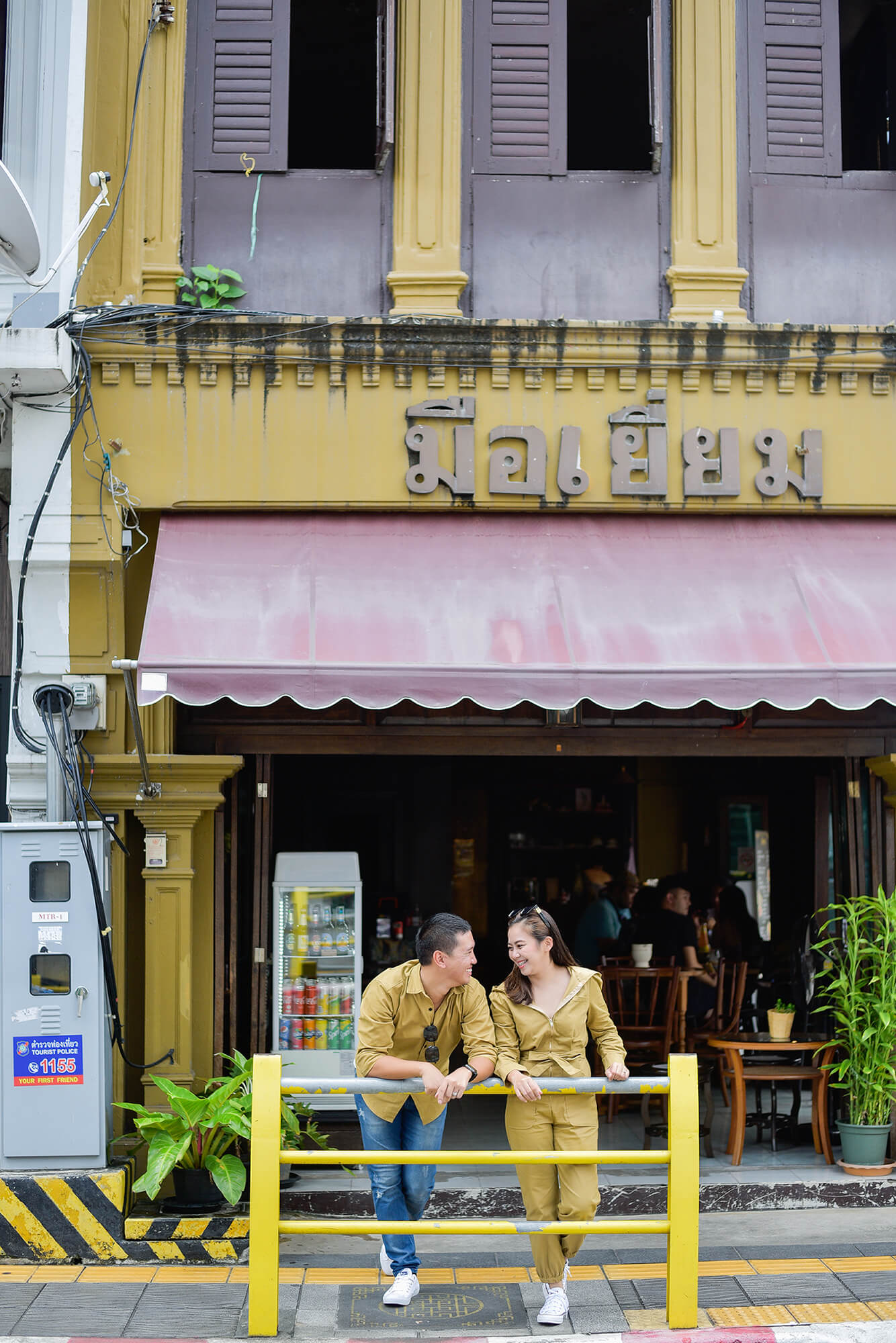 Phuket Old Town couple street photoshoot