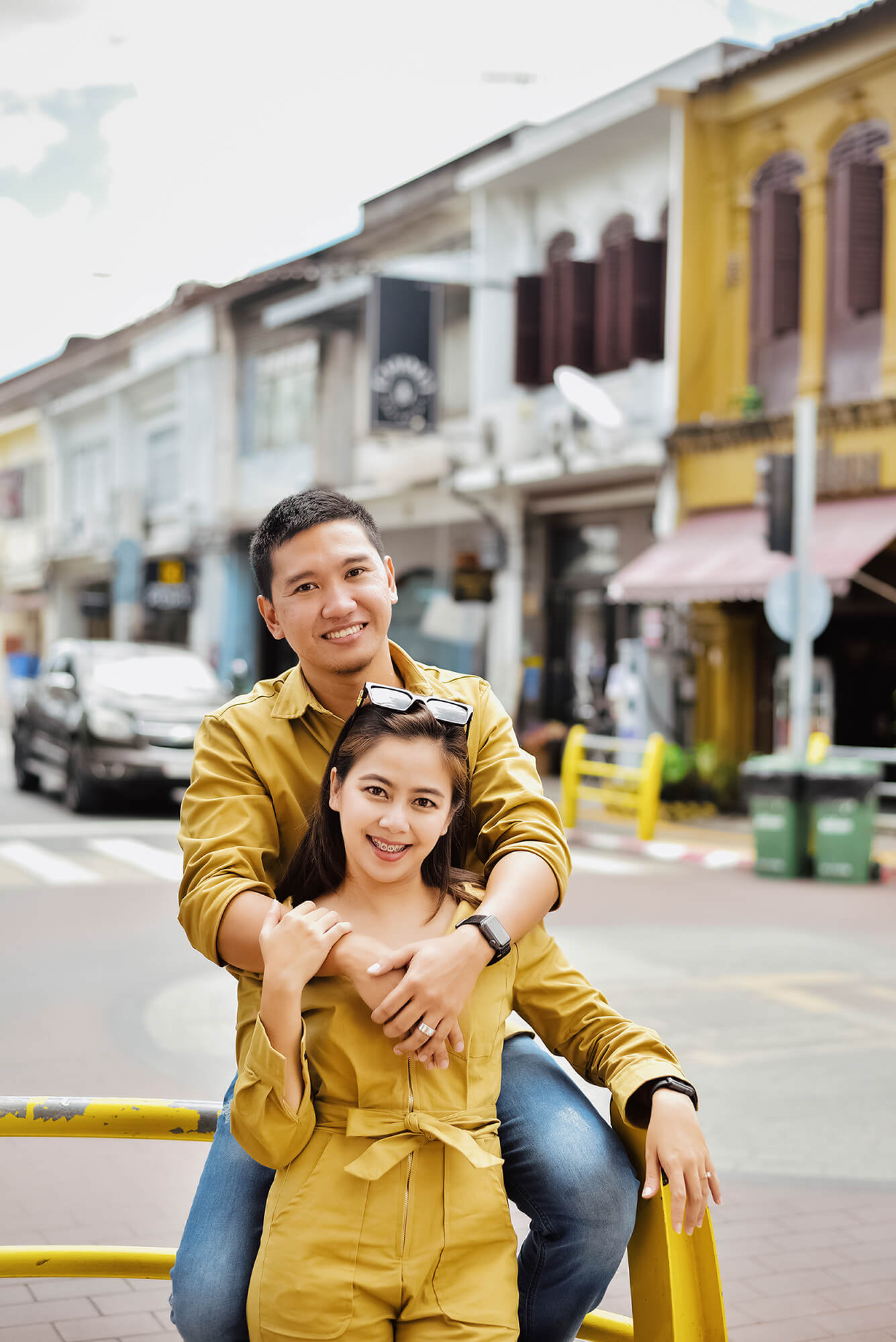 Phuket Old Town couple street photoshoot