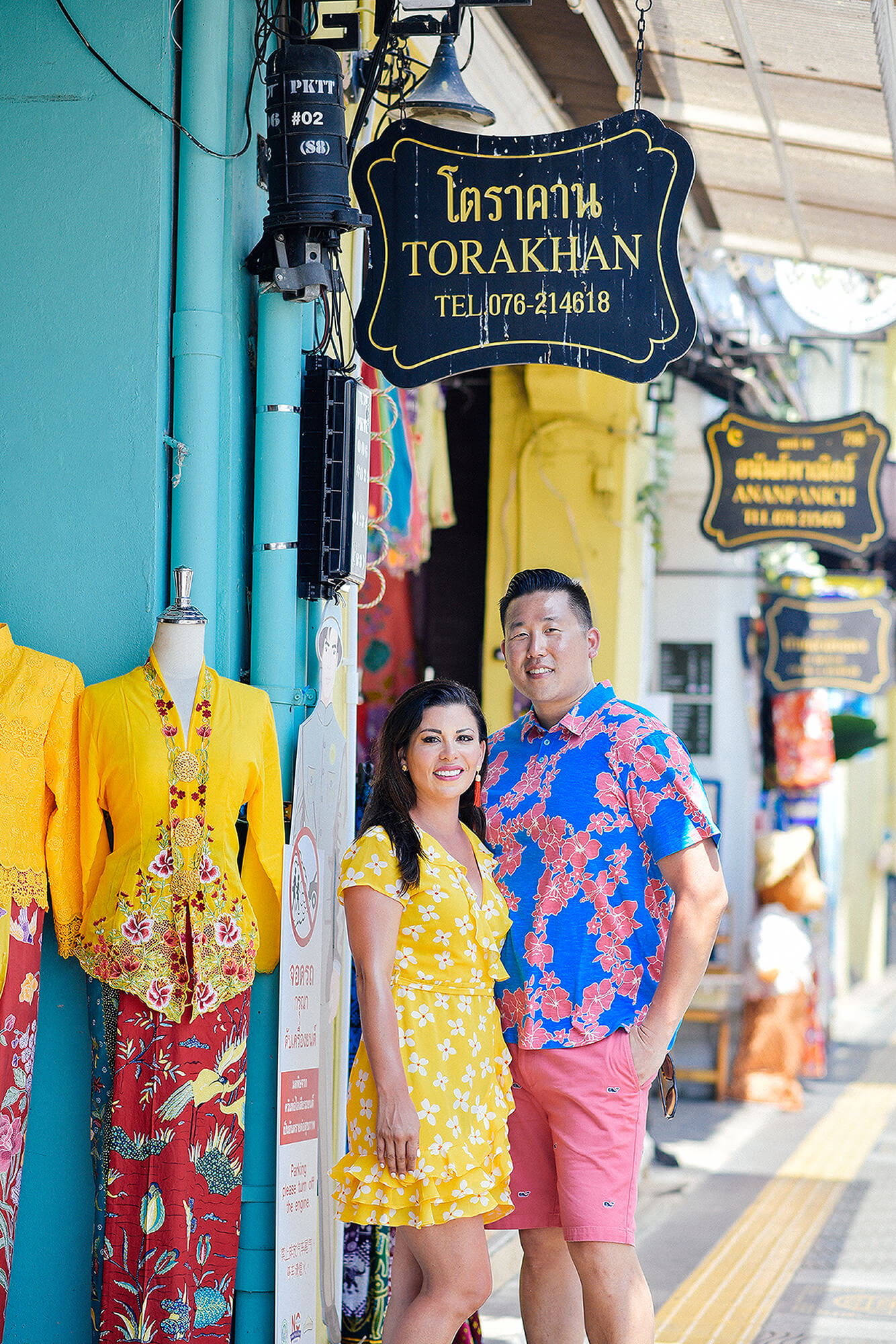 Phuket Old Town Couple Photoshoot