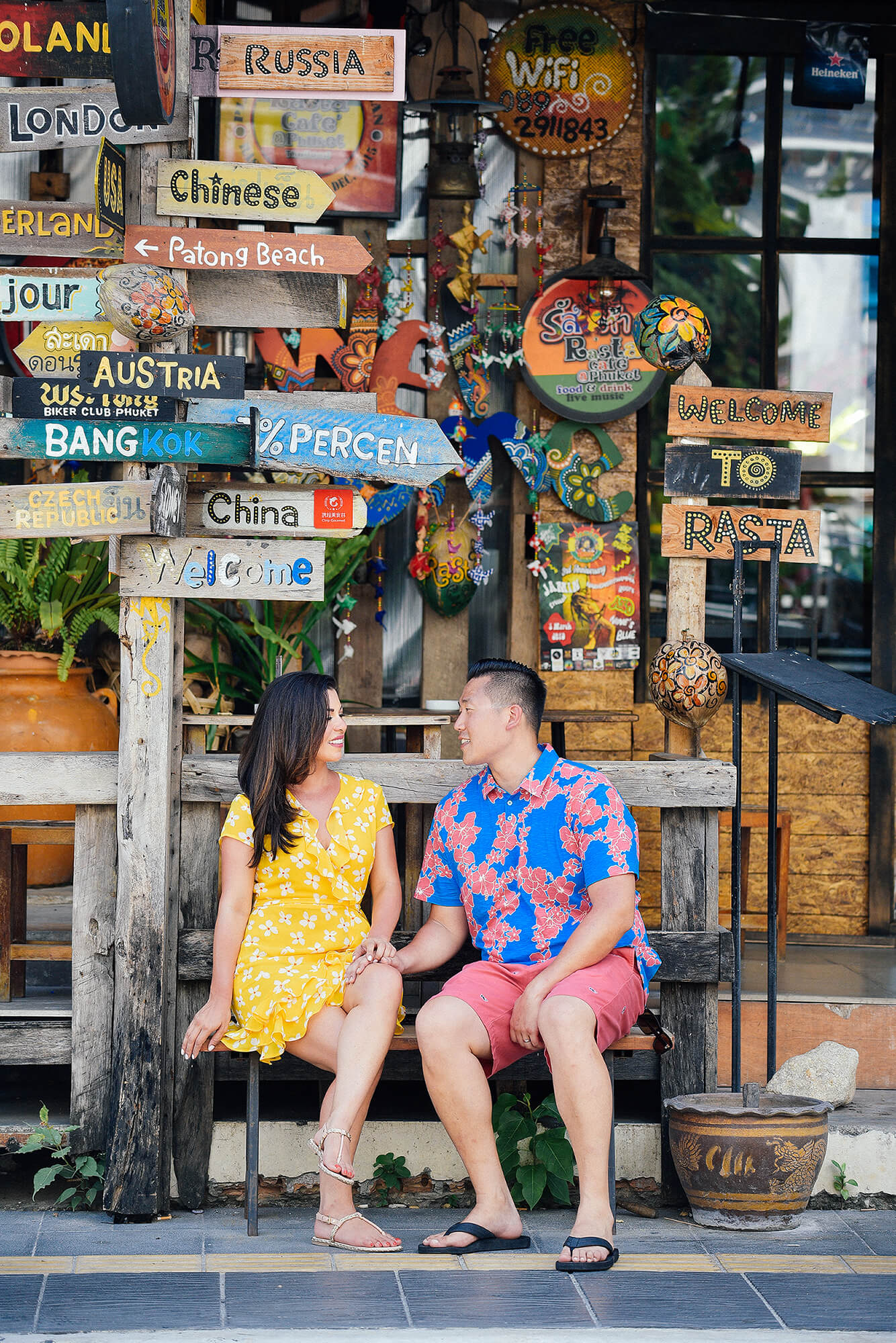 Phuket Old Town Couple Photoshoot