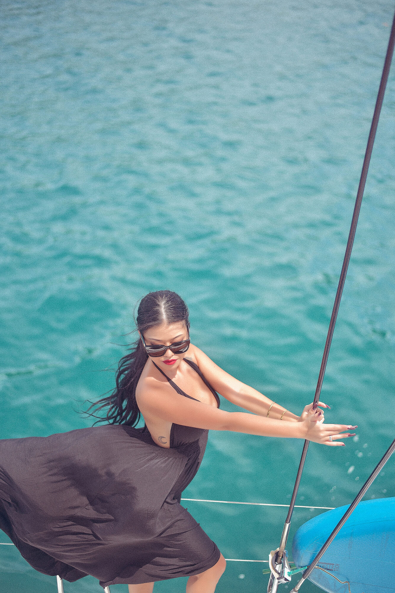 Portrait Photographer on Catamaran in Phuket