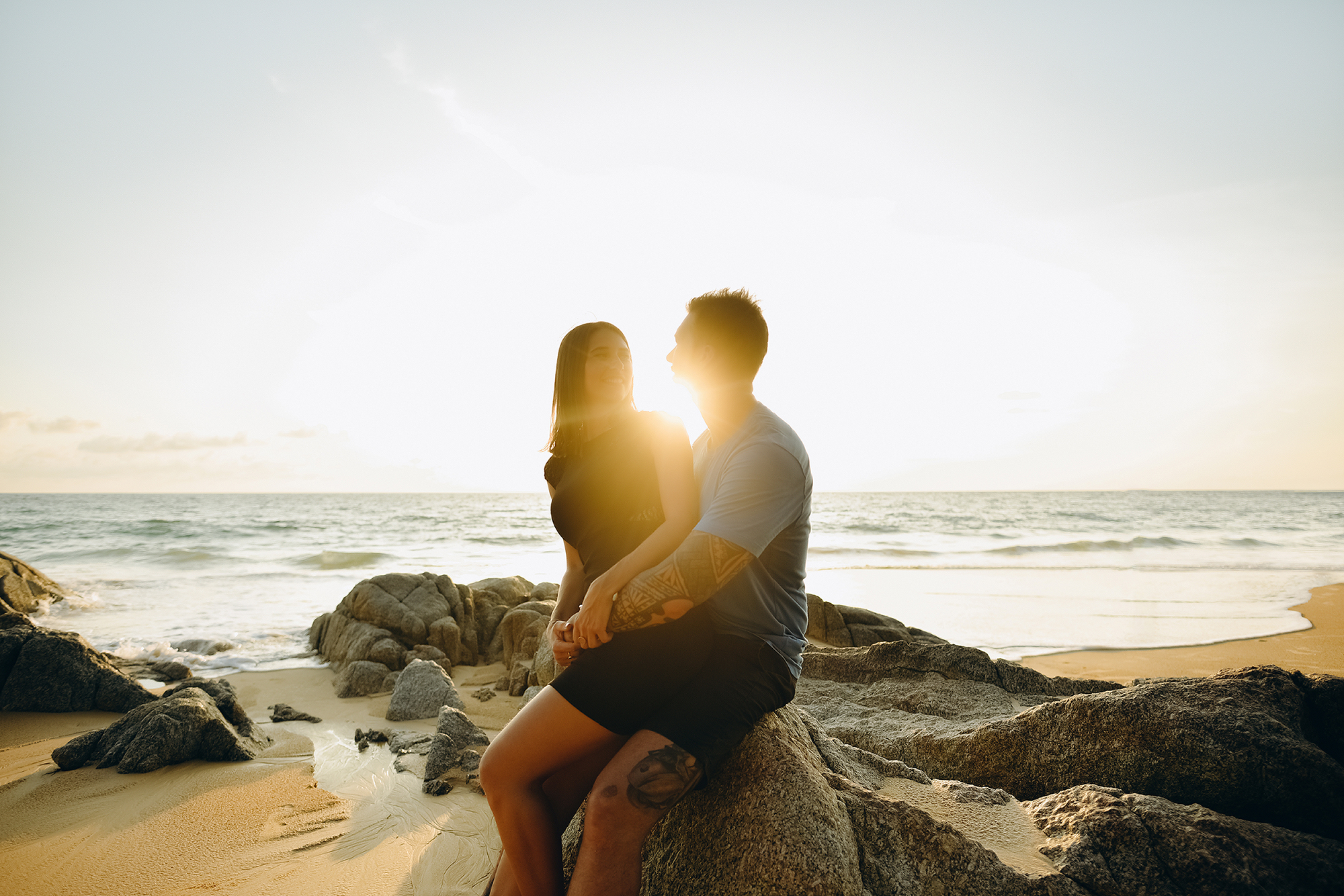 Phuket Romantic sunset couples photoshoot