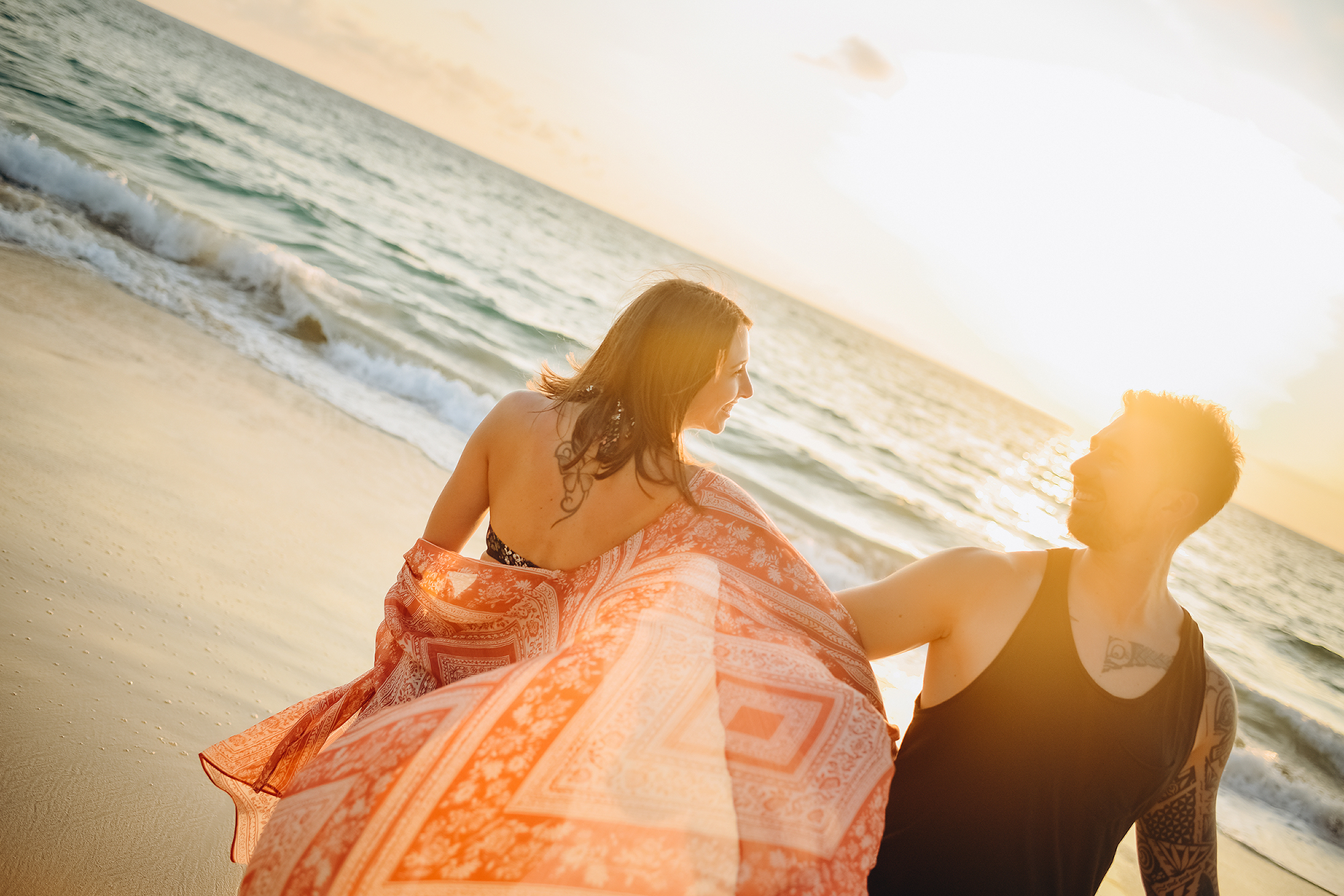 Phuket Romantic sunset couples photoshoot