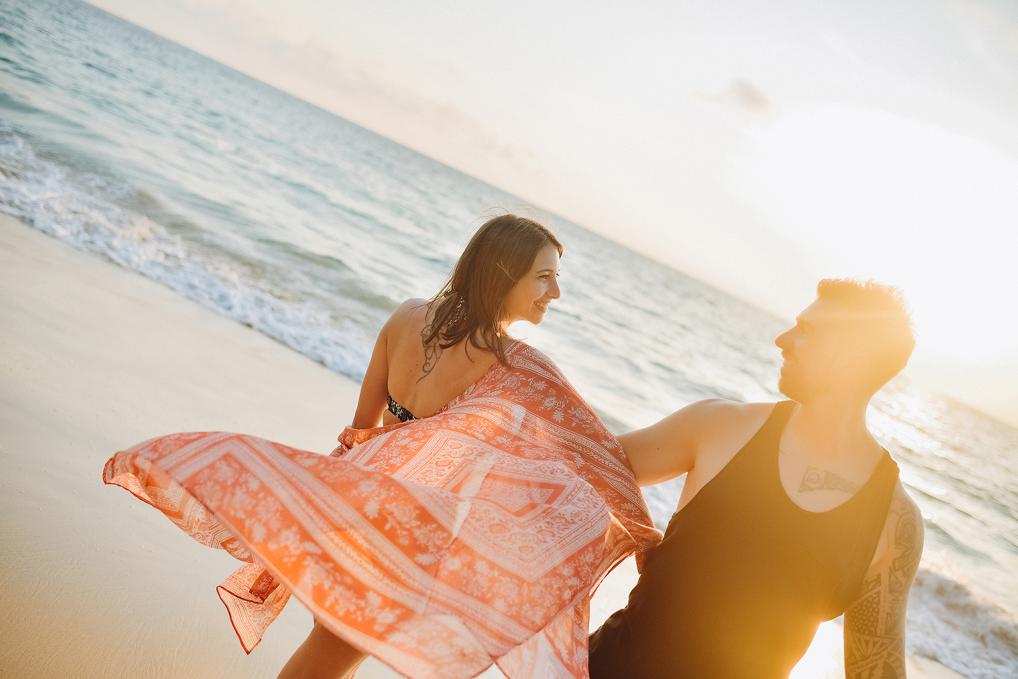 Phuket Romantic sunset couples photoshoot