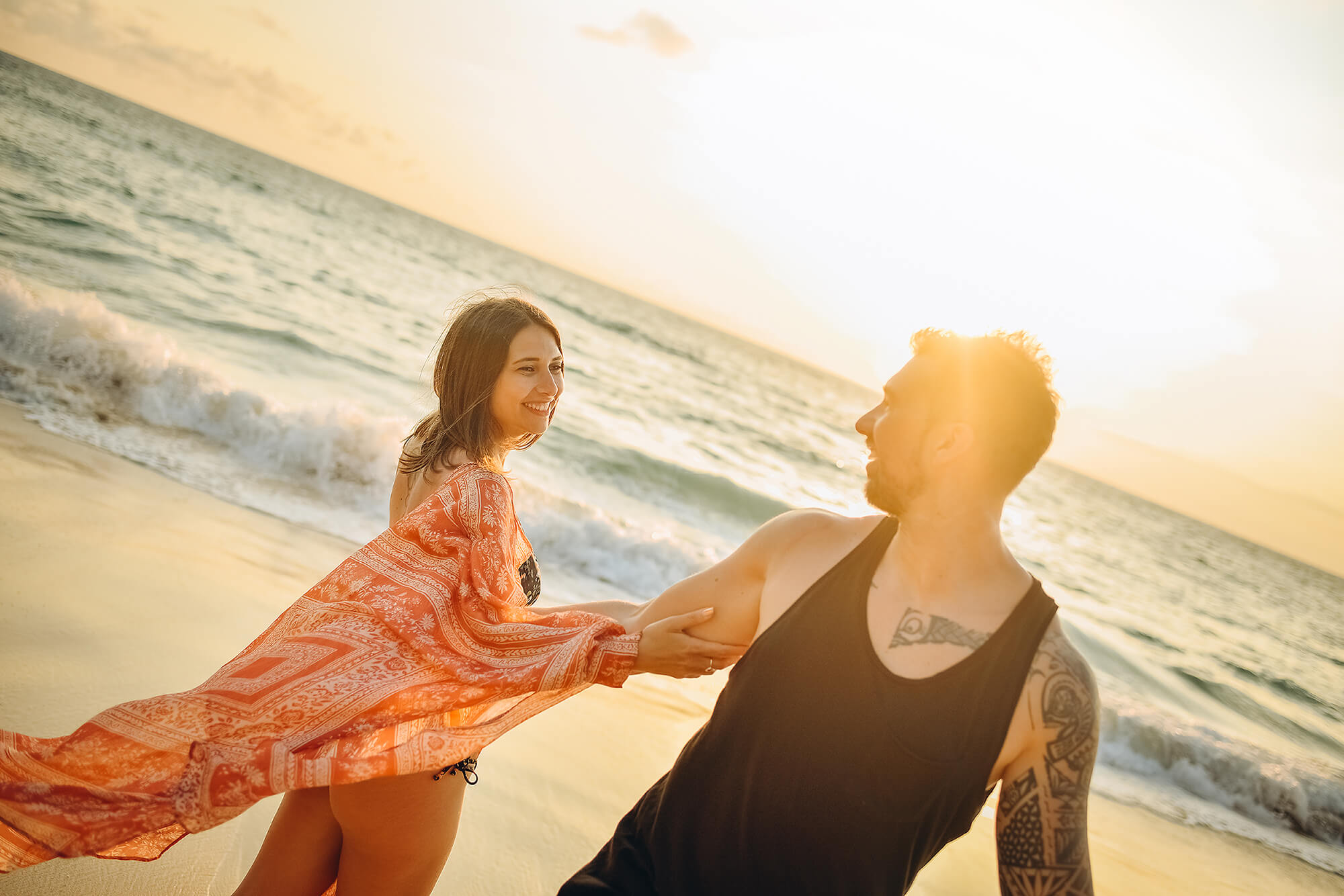 Phuket Romantic sunset couples photoshoot