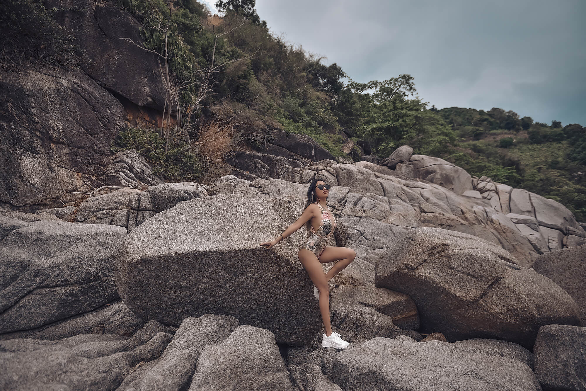 Portrait photoshoot at Nui Beach Phuket