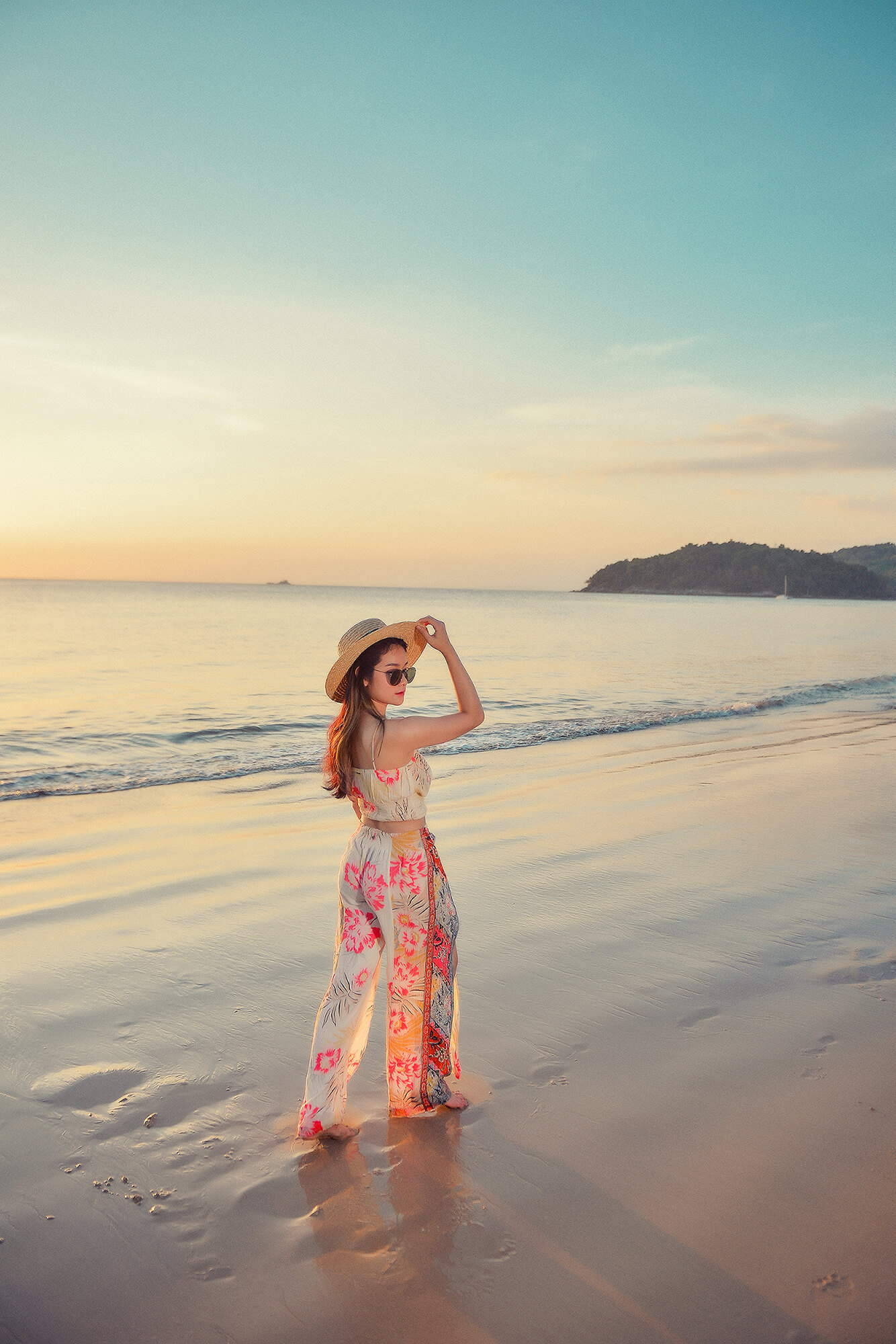 Portrait sunset photoshoot at Phuket