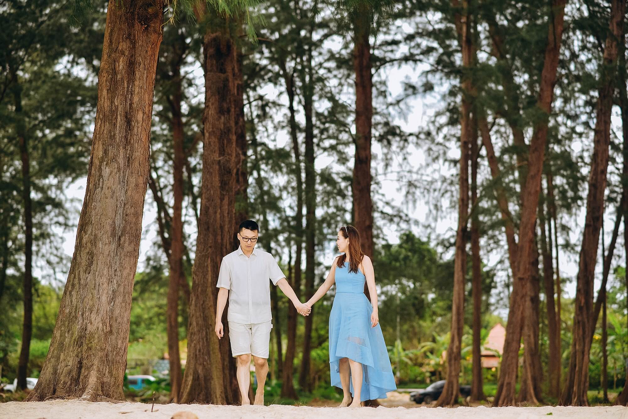 Romantic engagement photoshoot in Phuket