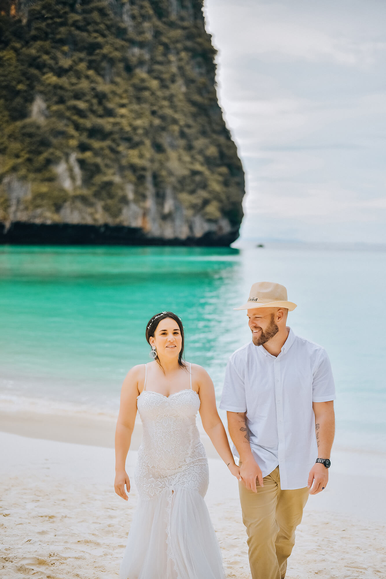 Romantic photographer at Phi Phi Island