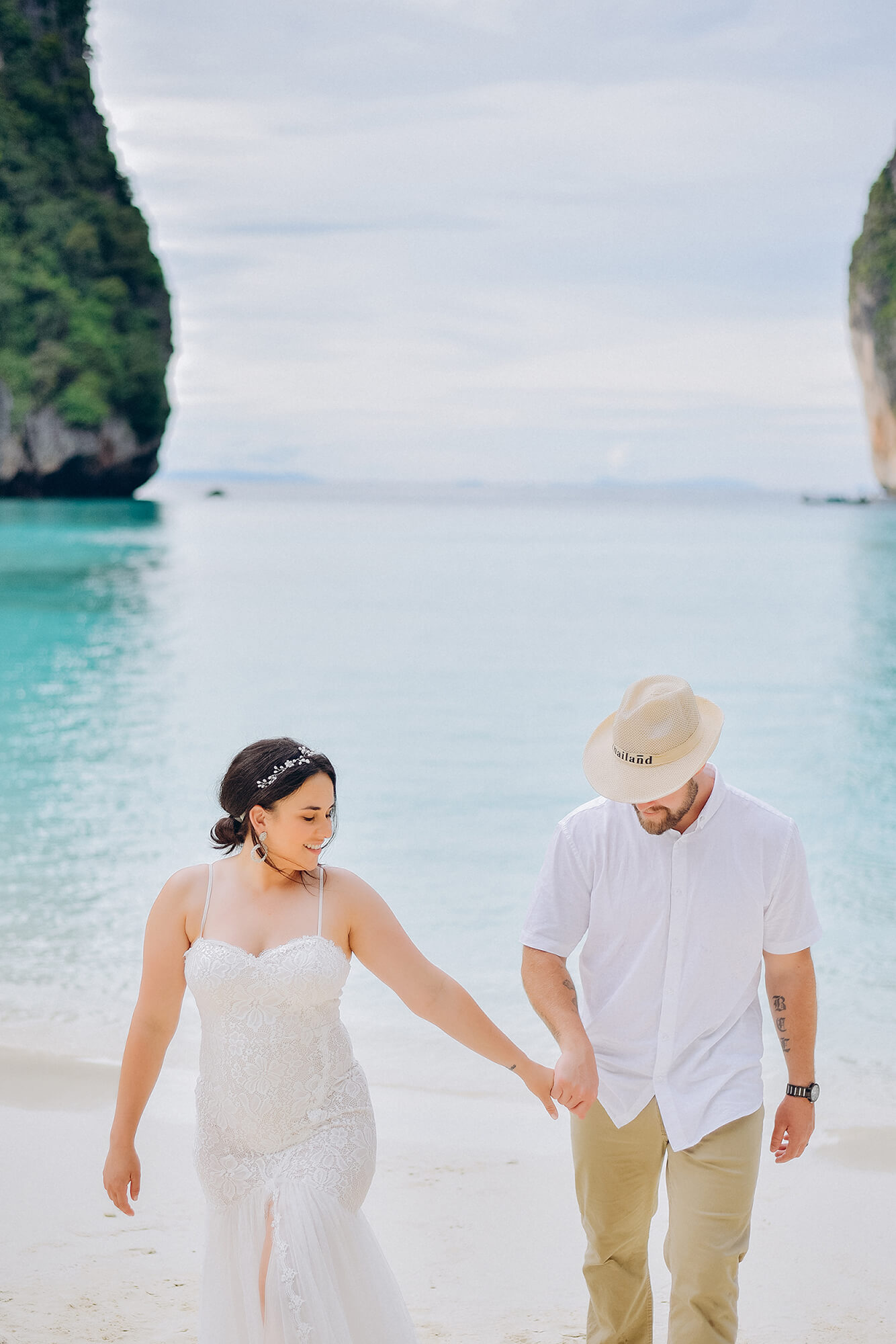 Romantic photographer at Phi Phi Island