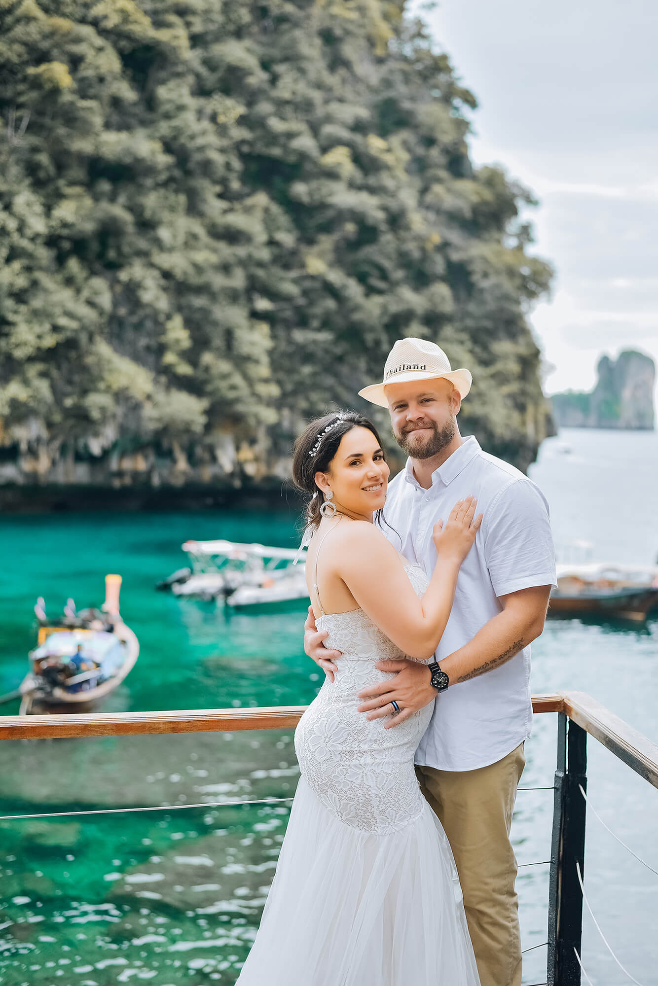 Romantic photographer at Phi Phi Island